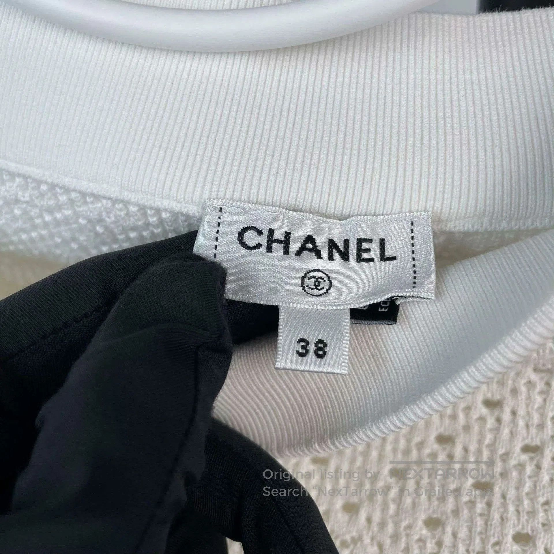 Chanel Chanel 24P White Knit Two. Size 39" - 5 Thumbnail