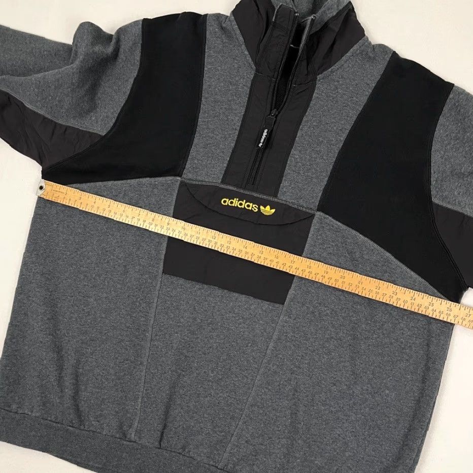 Adidas Adidas Sweatshirt Adult Men 2XL Heather Gray Advantage Field Half Zip Active Gym Size US XXL / EU 58 / 5 - 4 Thumbnail