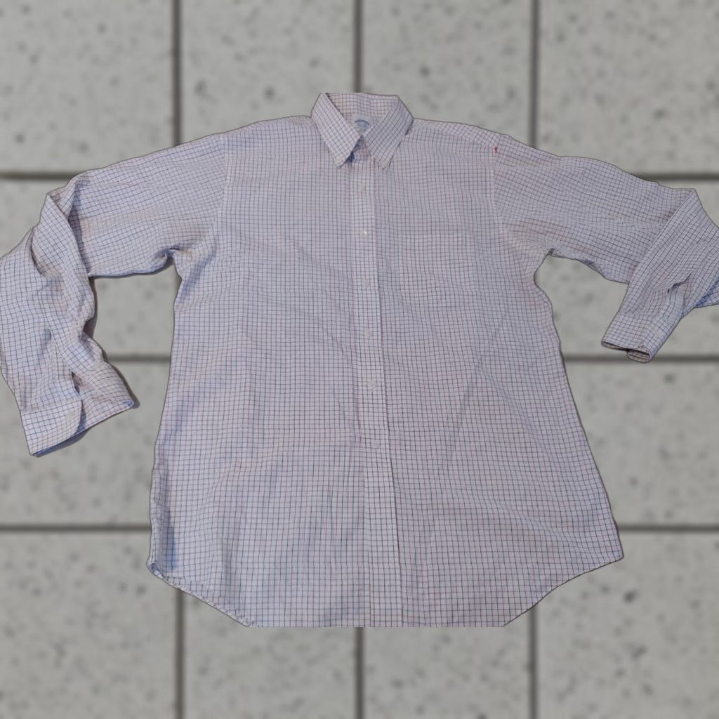 Brooks Brothers **Brooks Brothers Men's Dress Shirt Size 16.5 White Cotton Button** User: **Brooks Brothers Men's White Cotton Button Dress Shirt Size 16.5** Size 46R - 1 Thumbnail