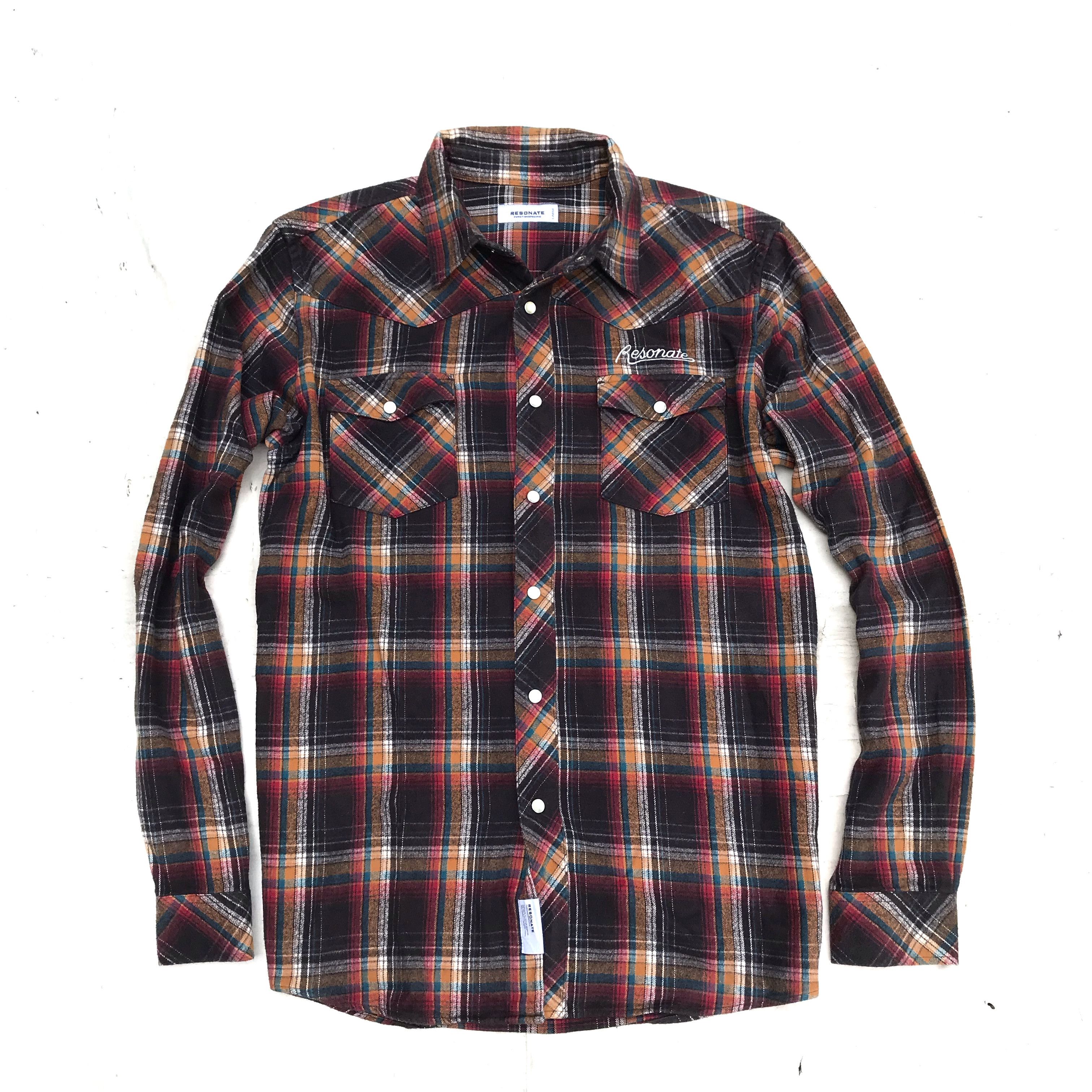 Hiroshi Fujiwara Resonate Good enough Hiroshi Fujiwara flannel Made in japan Size US L / EU 52-54 / 3 - 2 Thumbnail