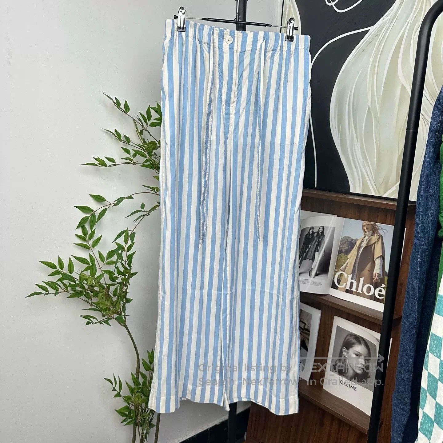 Burberry Burberry Classic Stripe Silk Wide. Size 37" - 1 Thumbnail