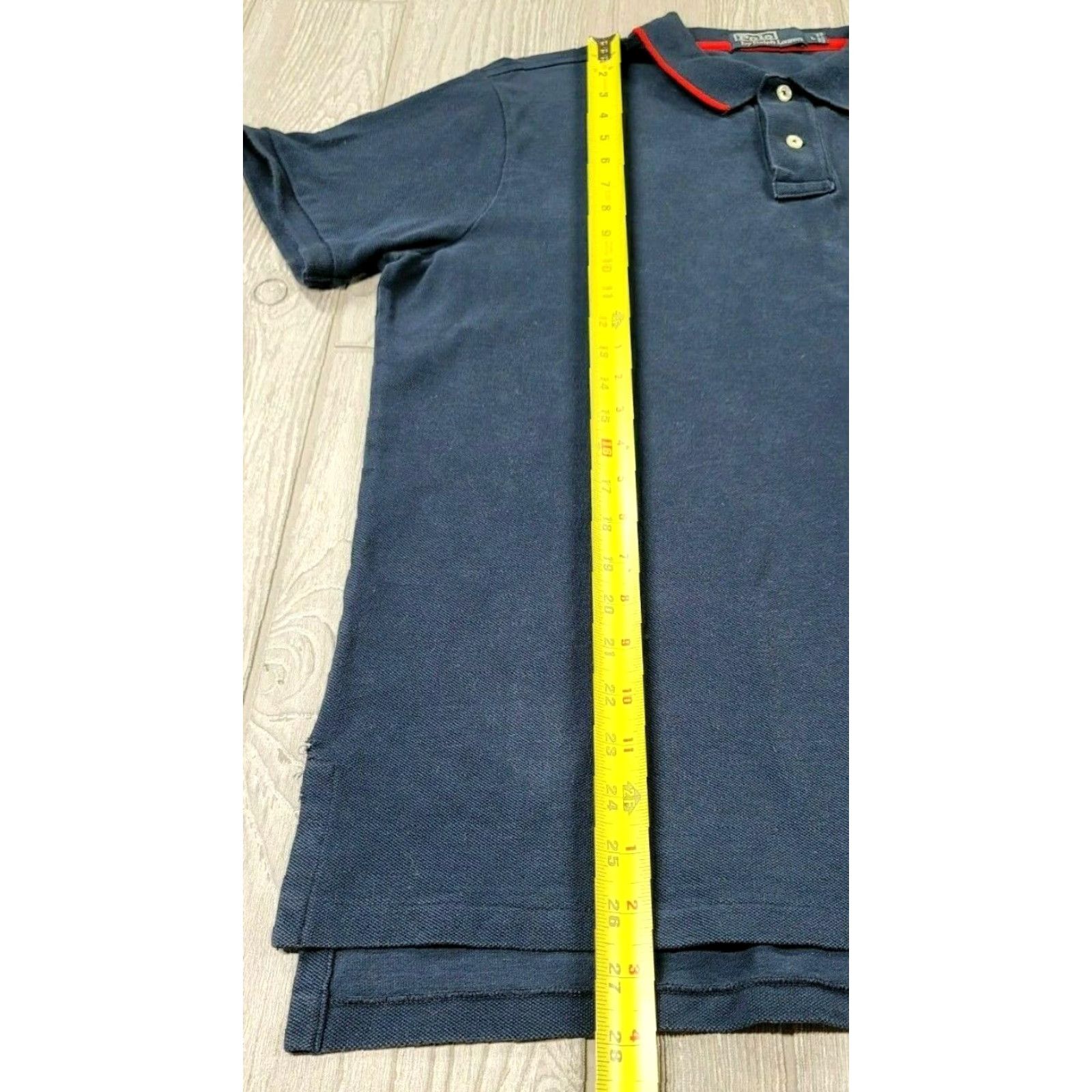 Ralph Lauren VINTAGE Ralph Lauren Polo Shirt Men Blue Adult L Polo Shirt Regular Casual 90s USA Made Cotton Short Sleeve Button Collar Logo Embroidered Red Pony Size US L / EU 52-54 / 3 - 5 Thumbnail