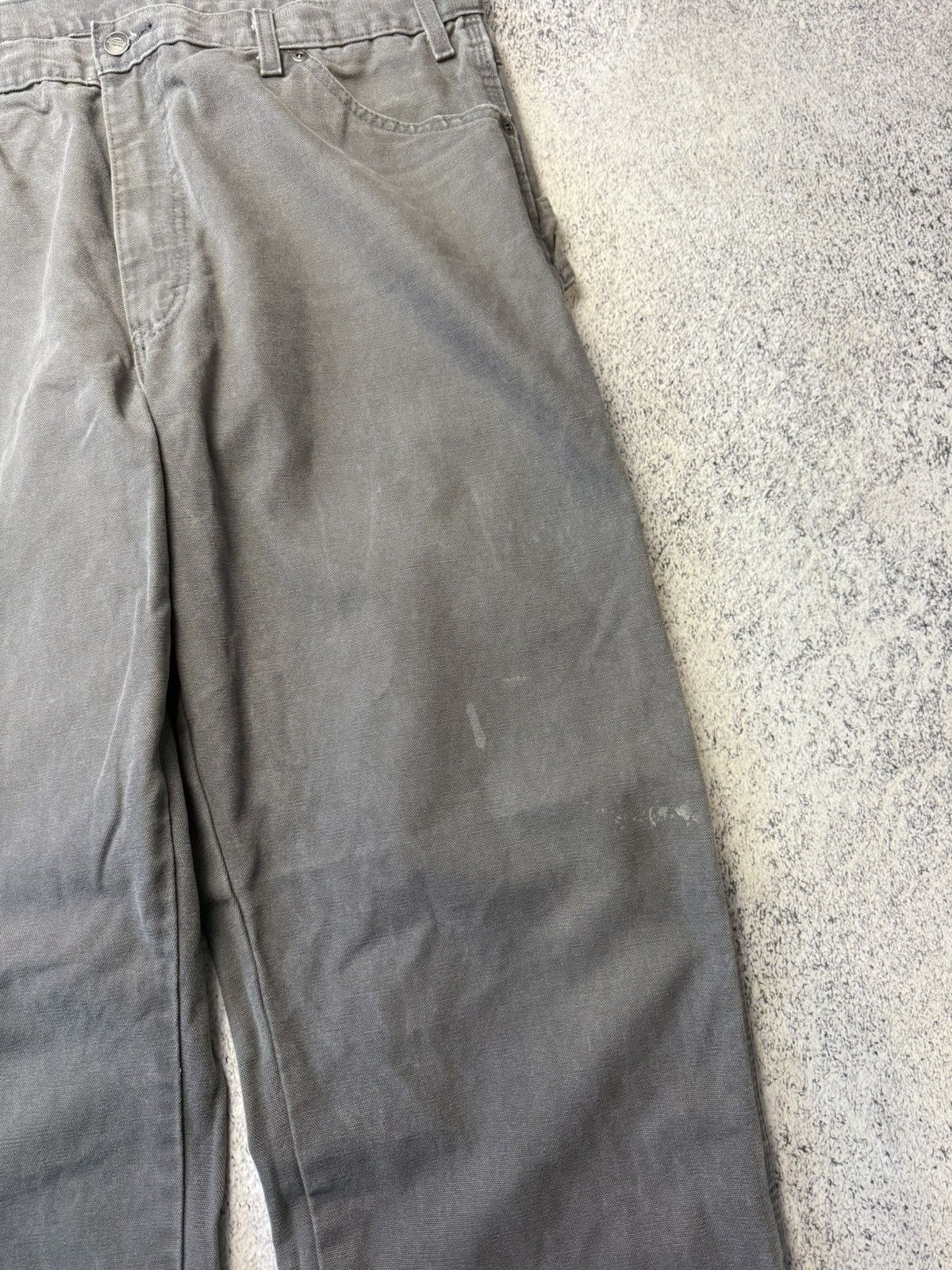 Dickies Vintage Gray Dickies Carpenter Work Pants - 38/32 - Y2K Size US 34 / EU 50 - 7 Thumbnail