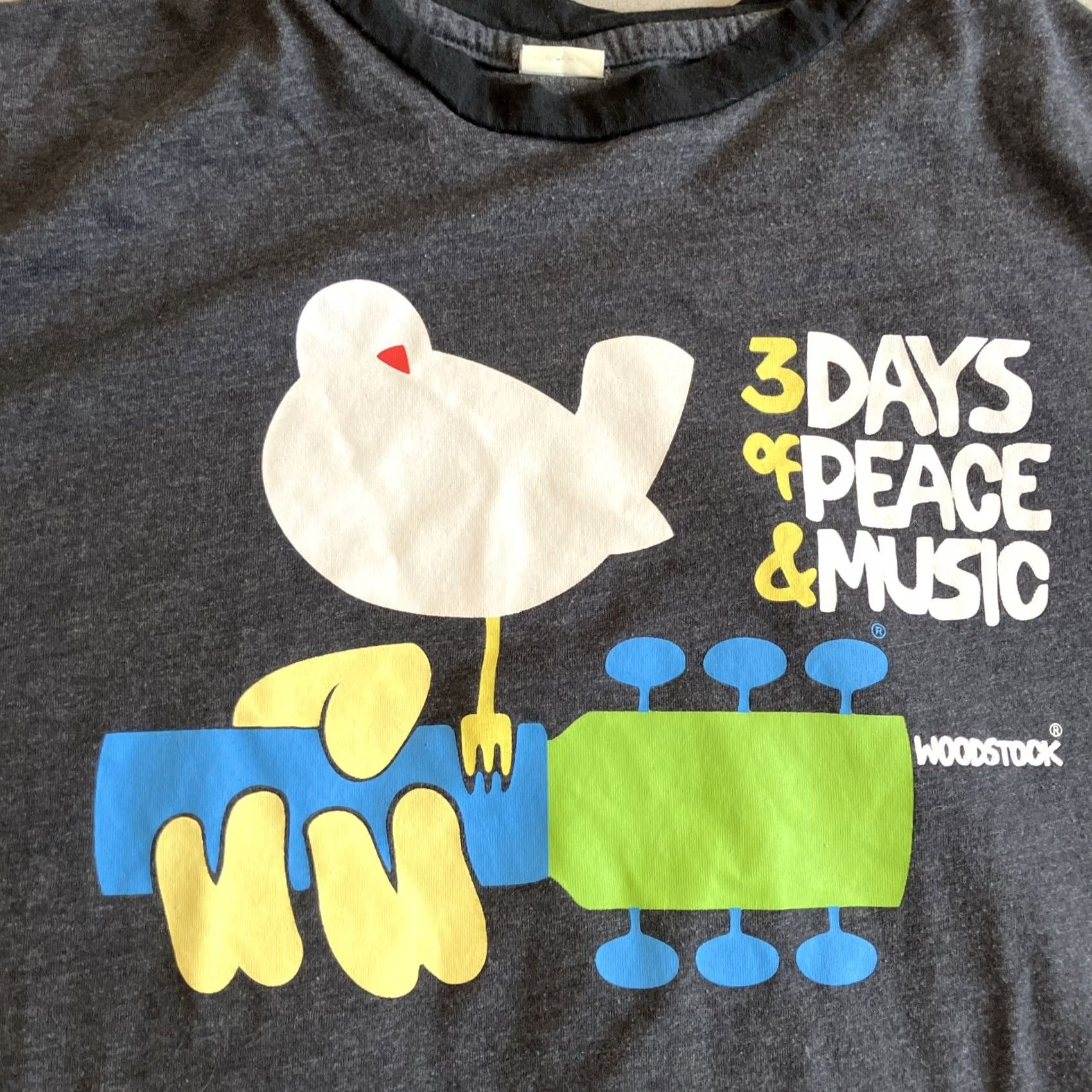 Vintage RARE Palms Casino Woodstock Gray Short Sleeve Ringer T Shirt Large Mens Regular Size L Size US L / EU 52-54 / 3 - 2 Thumbnail