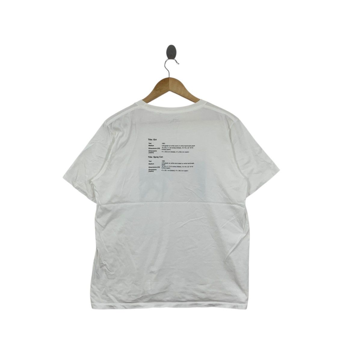 Uniqlo ROY LICHTENSTEIN x UNIQLO Girl Spray Can Pop Art Tee Shirt Size US XL / EU 56 / 4 - 5 Thumbnail