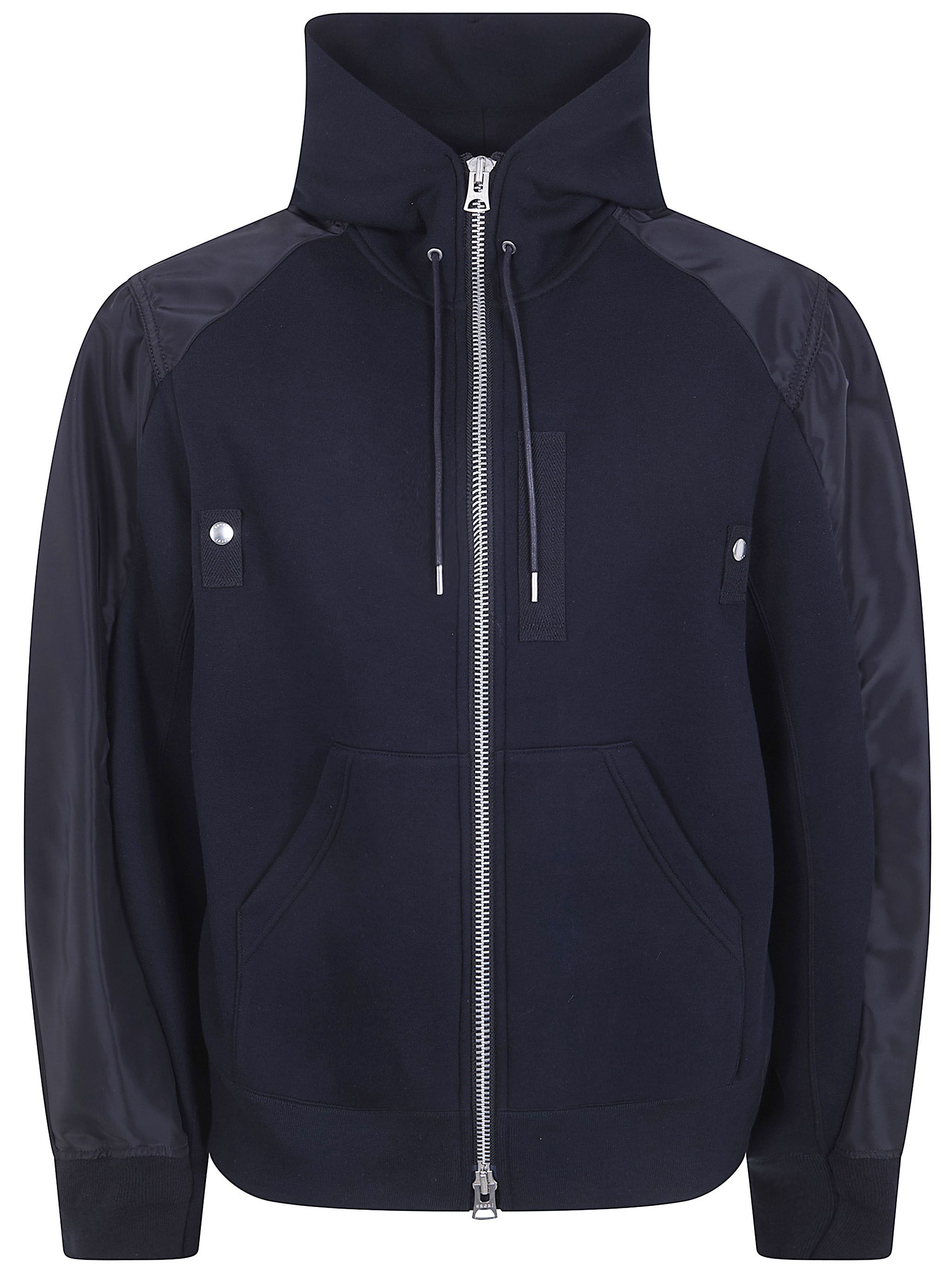 Sacai SPONGE SWEAT HOODIE Size US M / EU 48-50 / 2 - 1 Thumbnail