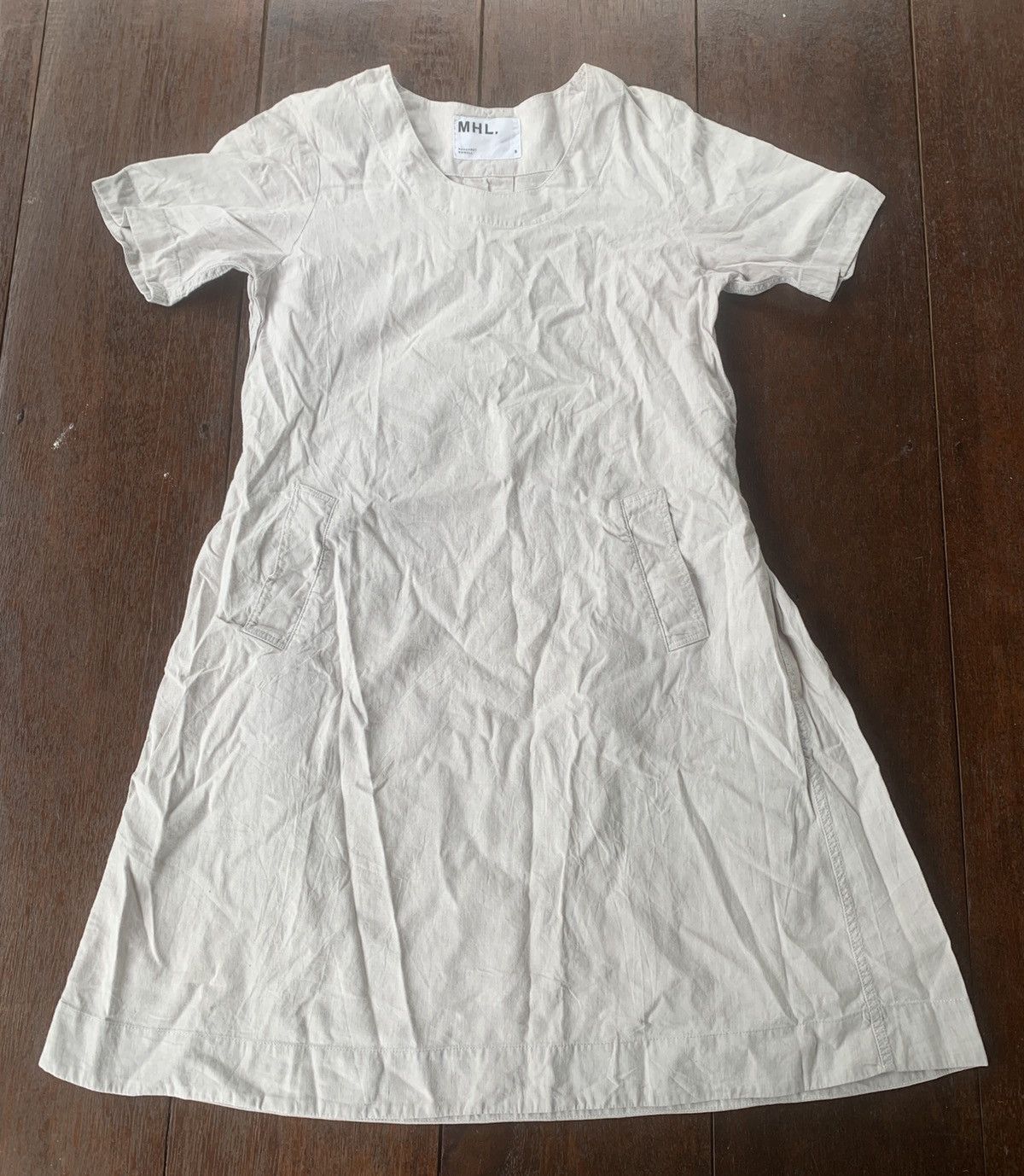 Designer × Margaret Howell MHL. Margaret Howell pleated pocket smock dress Size XXS / US 00 / IT 34 - 1 Thumbnail
