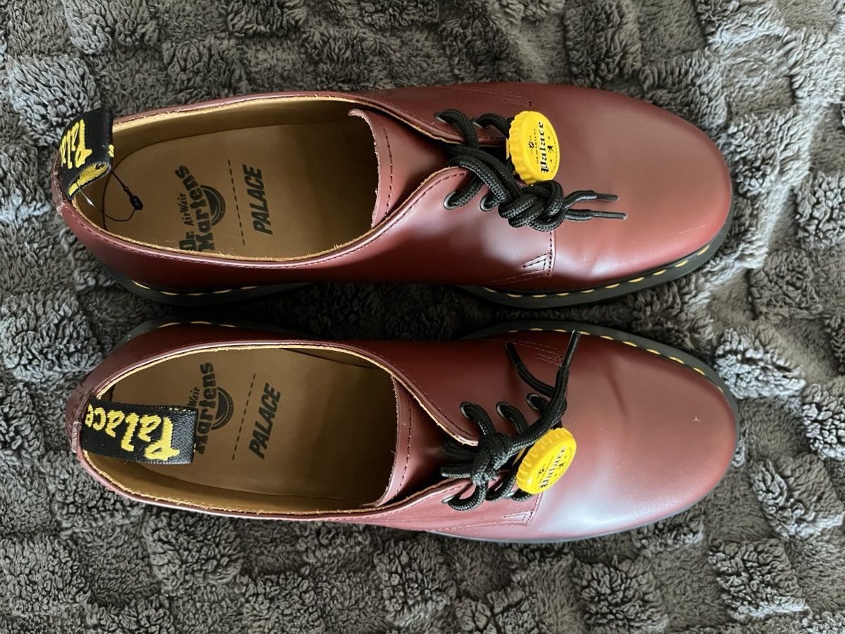 Dr. Martens Dr.Martens 1461 x Palace Vintage Smooth Leather Cherry 46 Size US 12 / EU 45 - 5 Thumbnail