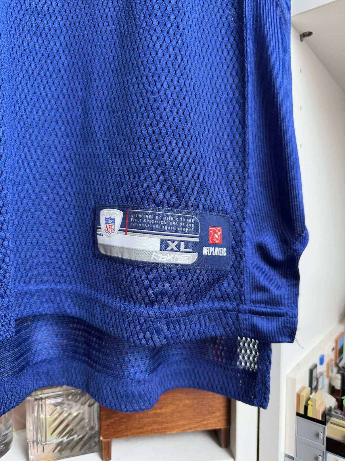 NFL × Reebok New York Giant Reebok manning nfl jersey t-shirt XL fit S Size US S / EU 44-46 / 1 - 3 Thumbnail
