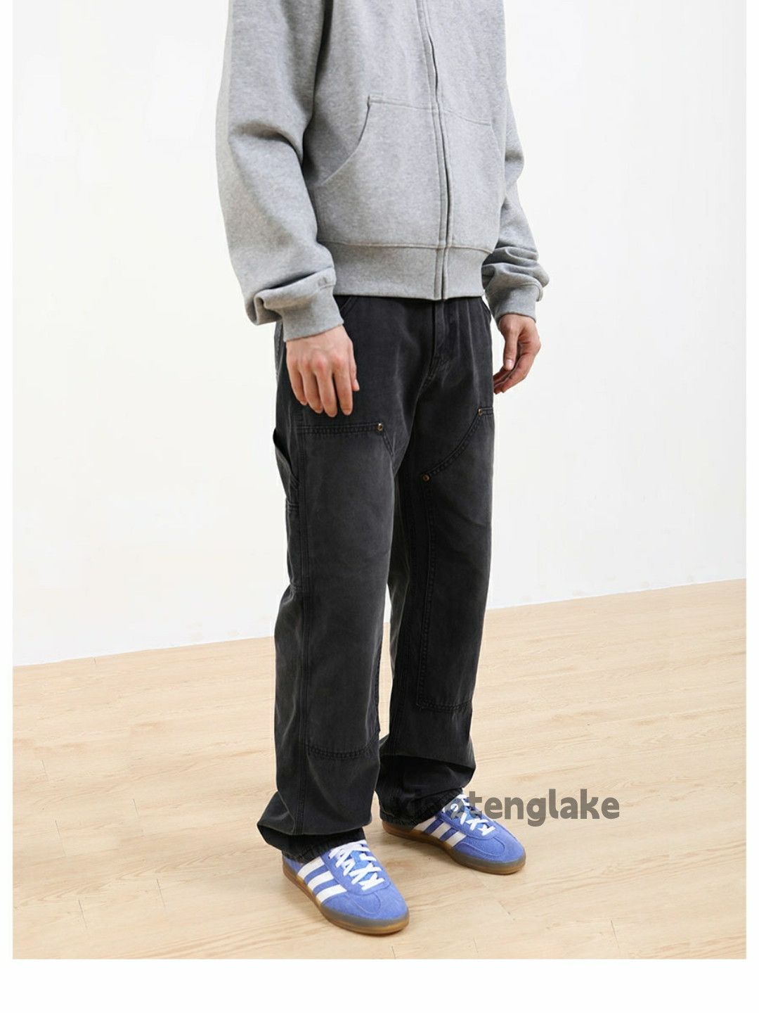 Jean × Vintage washed faded skate hiphop utility carpenter pants Size US 30 / EU 46 - 1 Thumbnail