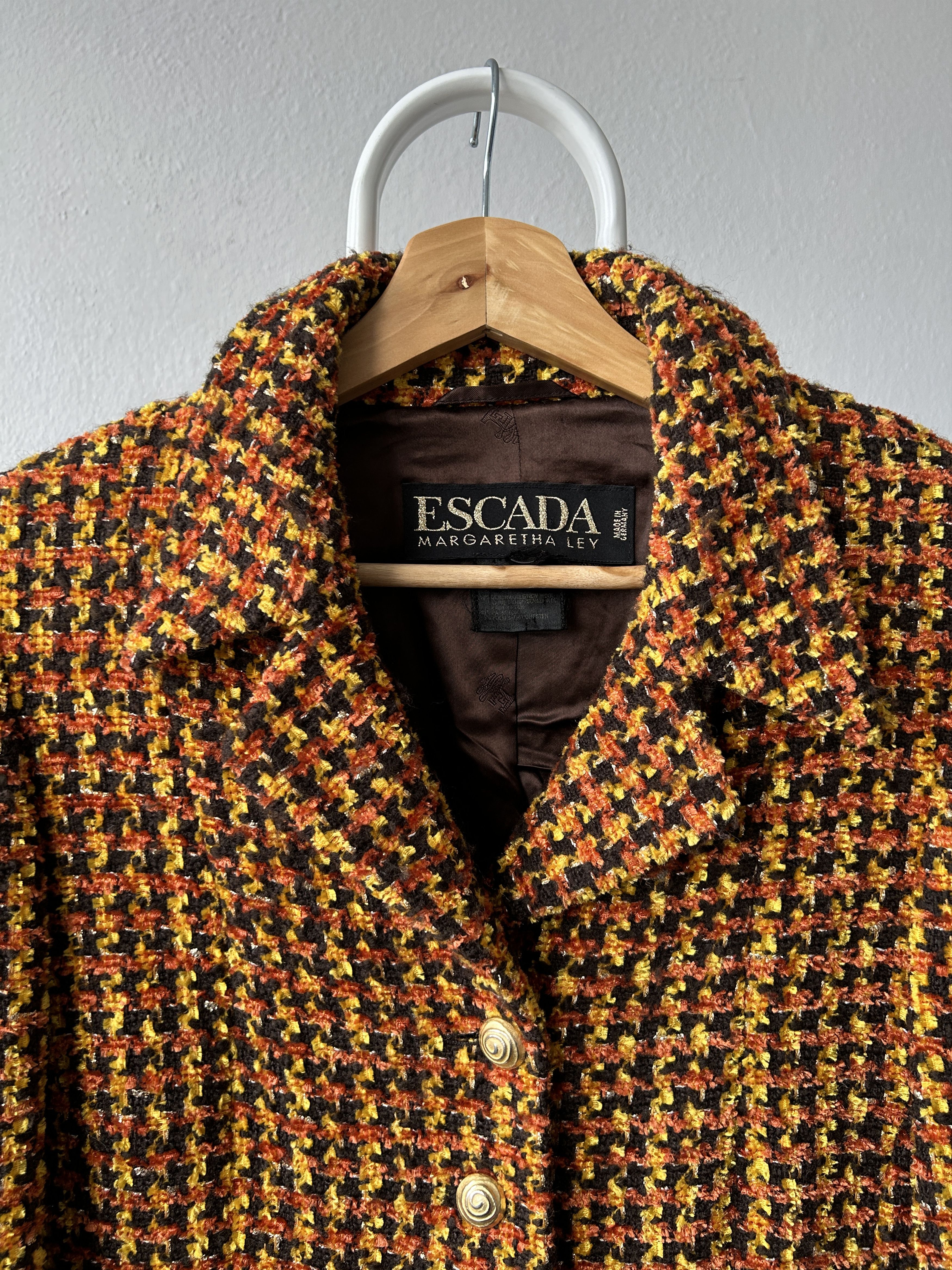 Escada Vintage Escada tweed blazer Size M / US 6-8 / IT 42-44 - 7 Thumbnail