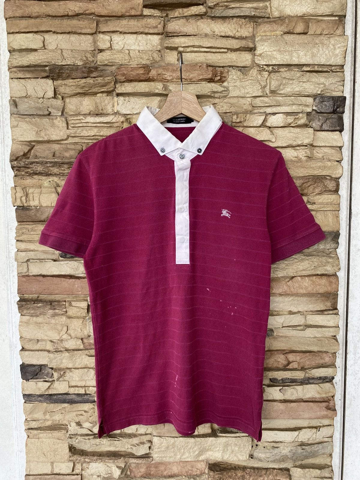 Burberry Vintage Burberry Black Label Polo Shirt Size US S / EU 44-46 / 1 - 2 Thumbnail