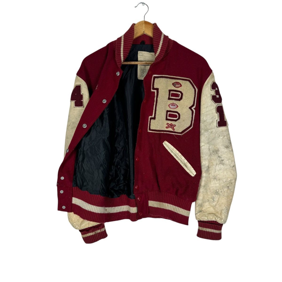 Delong 🌟VTG DELONG CAPITAL B NFL VARSITY JACKET Size US M / EU 48-50 / 2 - 7 Thumbnail