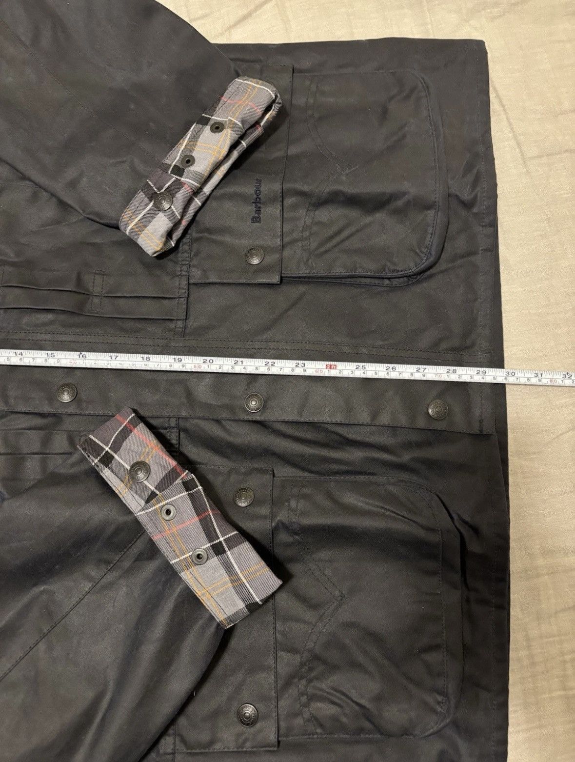 Barbour Barbour x Levi's OS Bedale Waxed Jacket L Blue Oversized Size US L / EU 52-54 / 3 - 14 Thumbnail