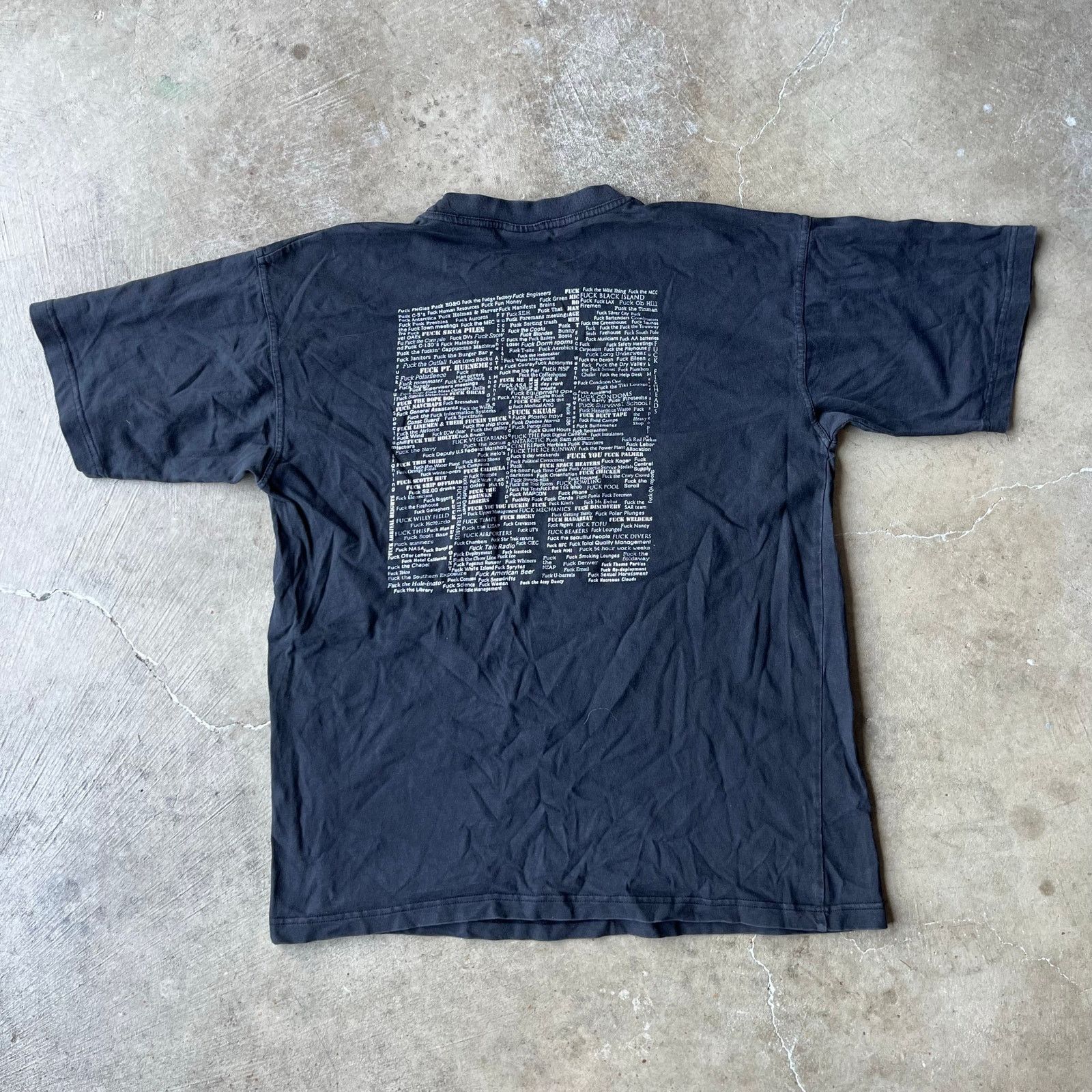 Vintage VINTAGE F*CK ME GRAPHIC OFFENSIVE SHIRT SCRIPT TEE LARGE Size US L / EU 52-54 / 3 - 2 Thumbnail