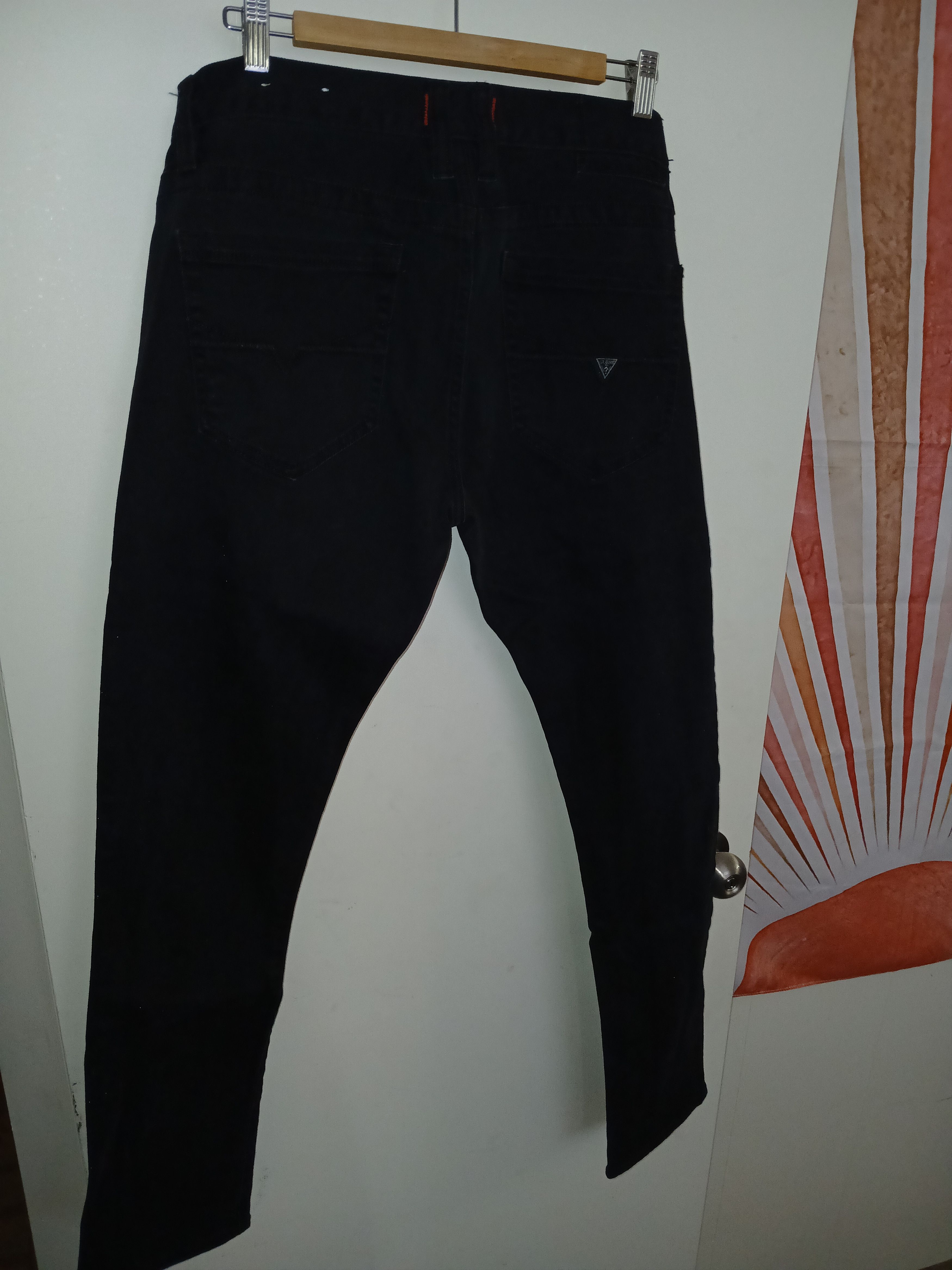 Guess Guess Black Skinny Taper Jeans Size US 30 / EU 46 - 6 Thumbnail