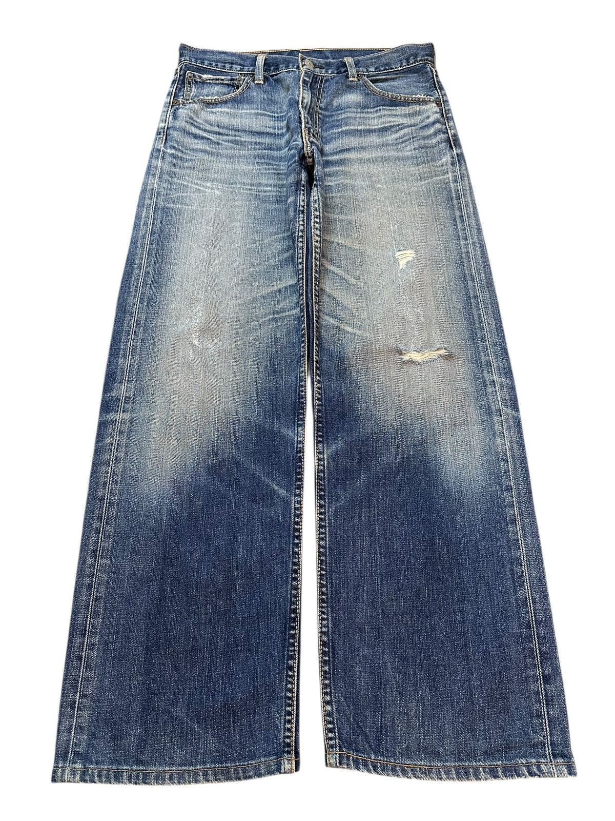 Levi's Vintage 90s Levis 703 Faded Wash Distress Baggy Jeans Size US 32 / EU 48 - 1 Thumbnail