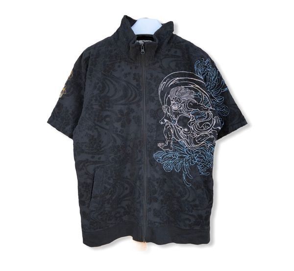 image of Karakuri Tamashi Embroidery Monster Short, Men's (Size Medium)