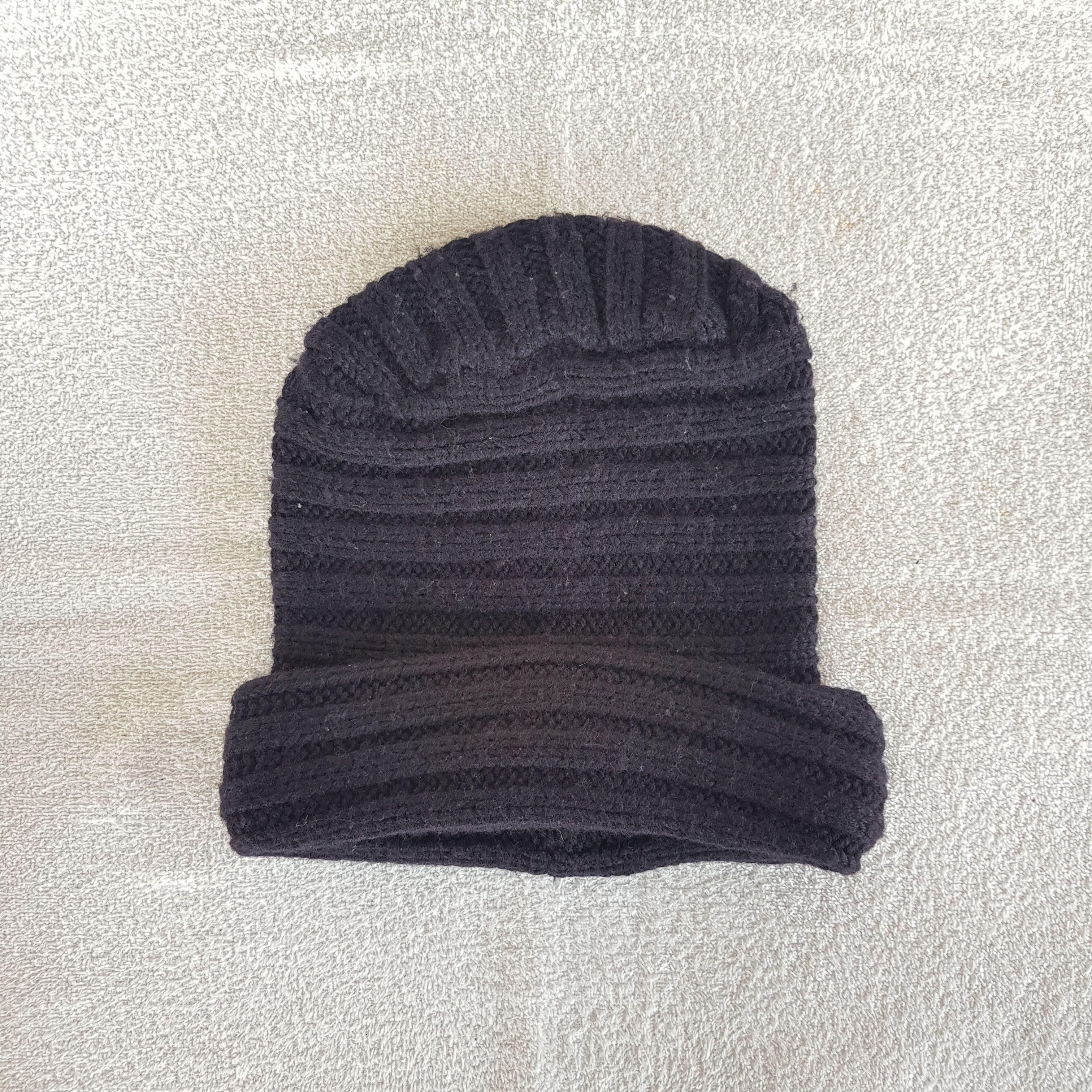 Aran Isles Knitwear Vintage Beams Beanie Fair Isle Ribbed Knit Snow Caps Hats. Size ONE SIZE - 5 Thumbnail