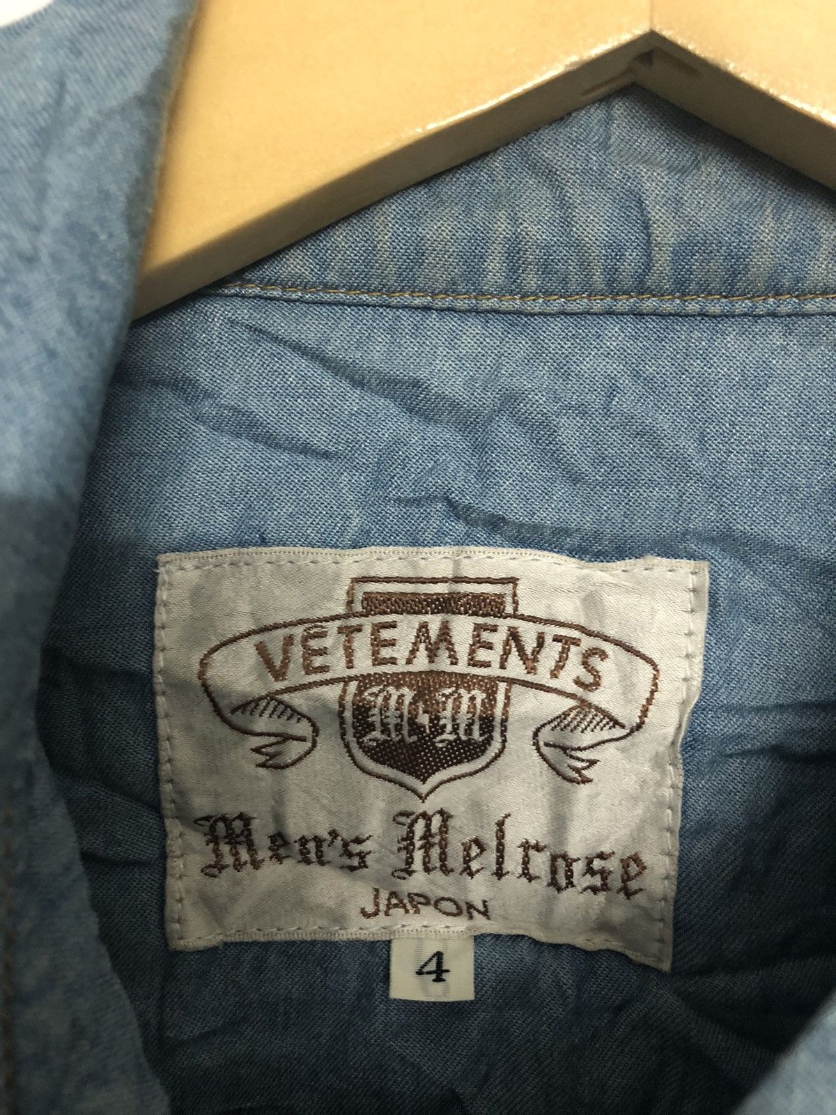 Vintage Vintage Vetements Men’s Melrose Zipper Shirts Size US XL / EU 56 / 4 - 5 Thumbnail