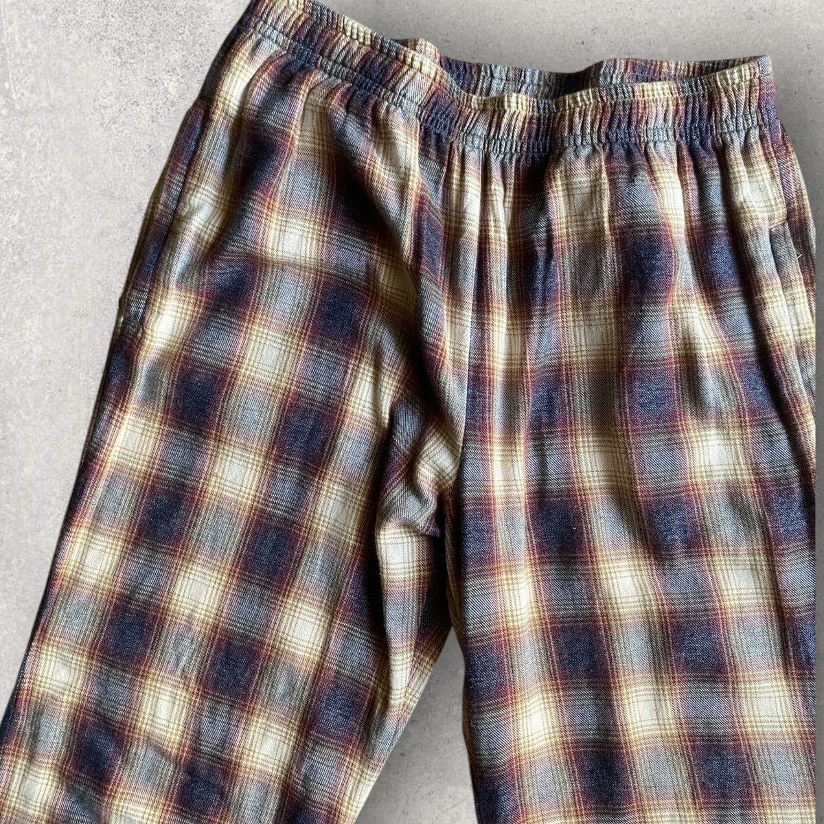 Faith Connexion Navy And Burgundy Plaid Pajama Pants Size US 32 / EU 48 - 2 Thumbnail