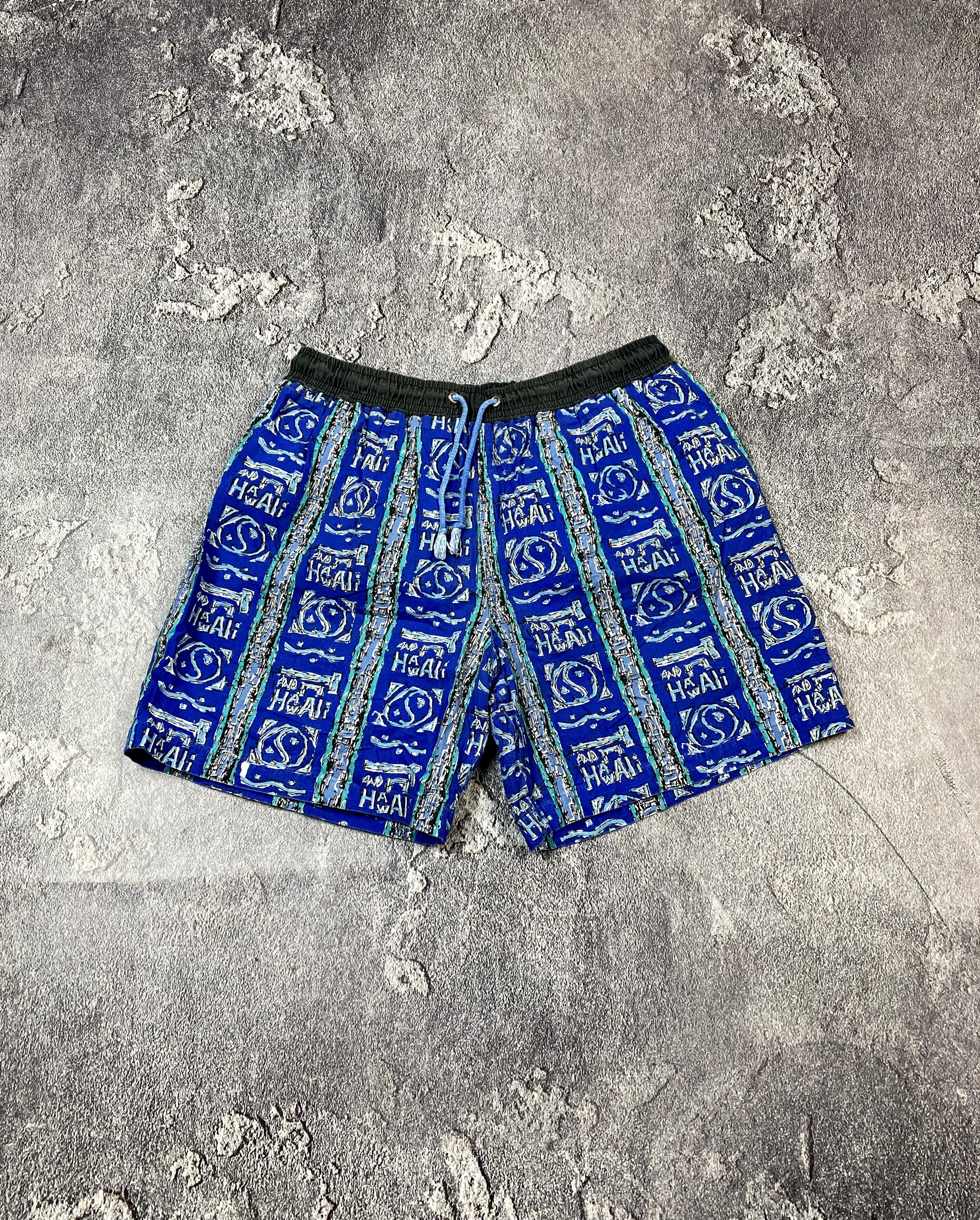 Other 🌊Vintage Hawaii Surf Shorts Y2K Tribal Beachcore Grail 🌊 Size US 30 / EU 46 - 1 Thumbnail