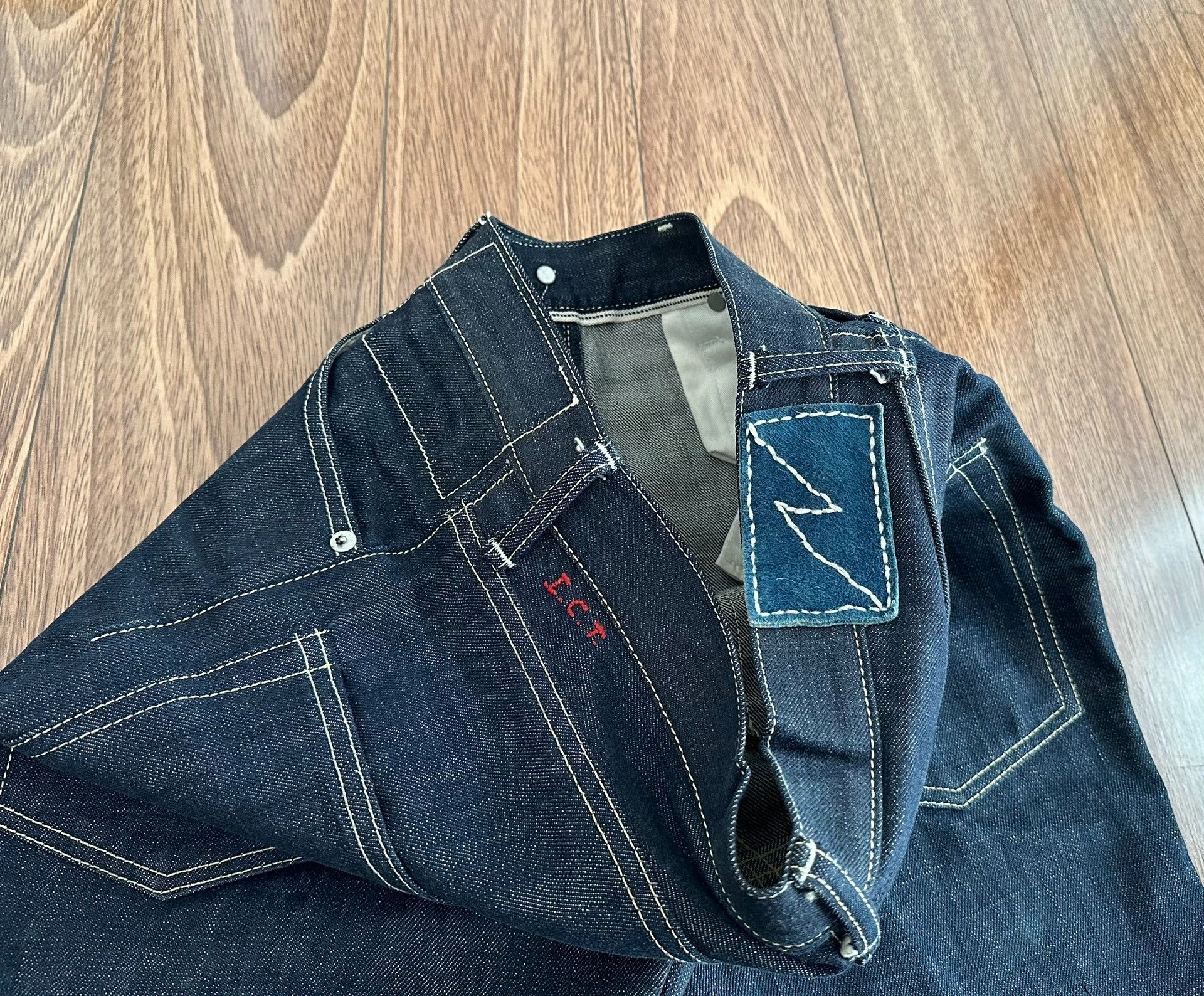 Visvim VISVIM ICT SOCIAL SCULPTURE UNWASH N.D. ONE WASH jeans Next Size US 32 / EU 48 - 3 Thumbnail