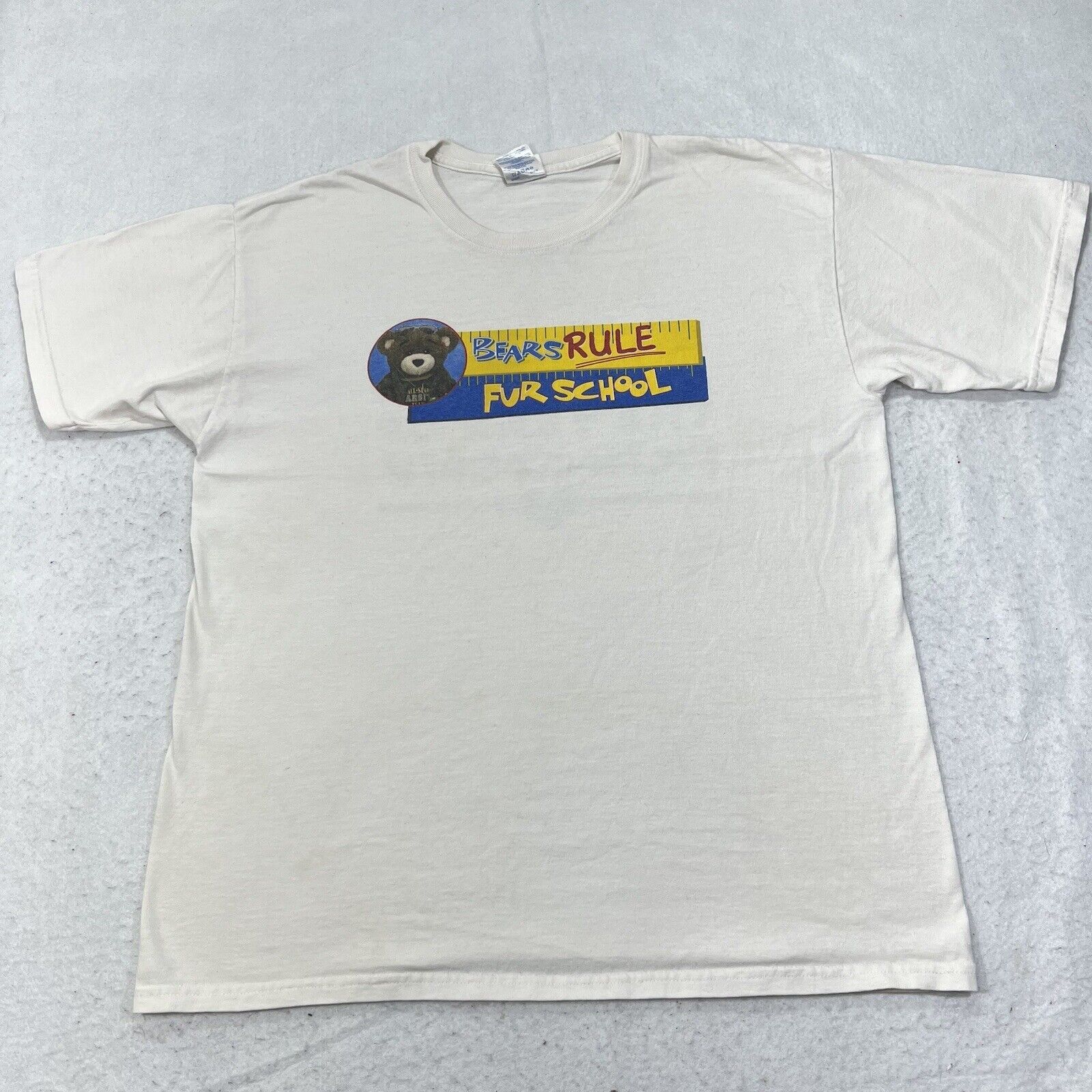 Gildan Build a Bear Workshop 2007 Year of Friendship Graphic Tee Size US L / EU 52-54 / 3 - 1 Thumbnail