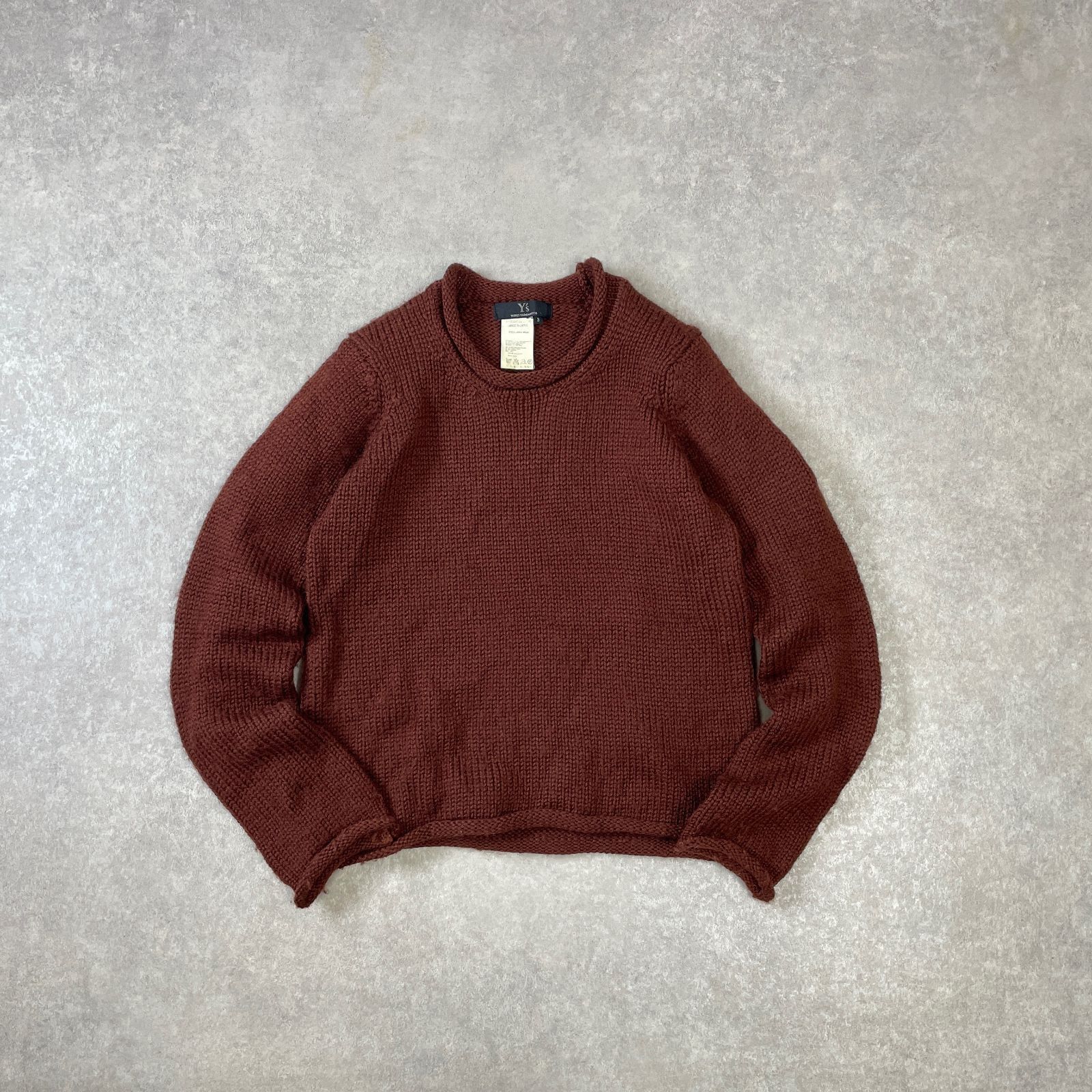 Yohji Yamamoto Y's YOHJI YAMAMOTO roll neck low gauge wool knit Size US L / EU 52-54 / 3 - 1 Thumbnail