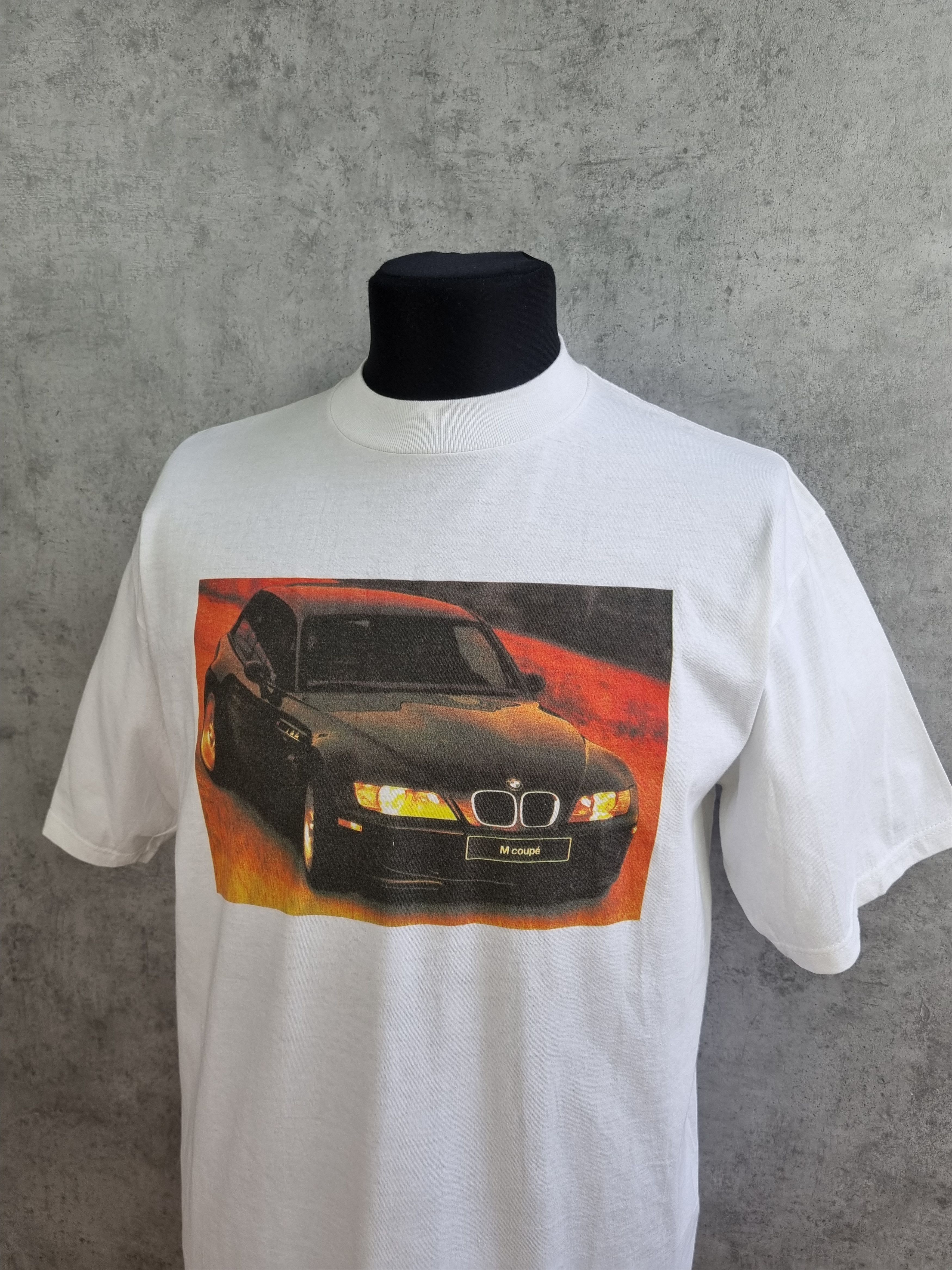 image of Vintage Bmw Made In Scotland Tee Shirt in Mix, Men's (Size Large)