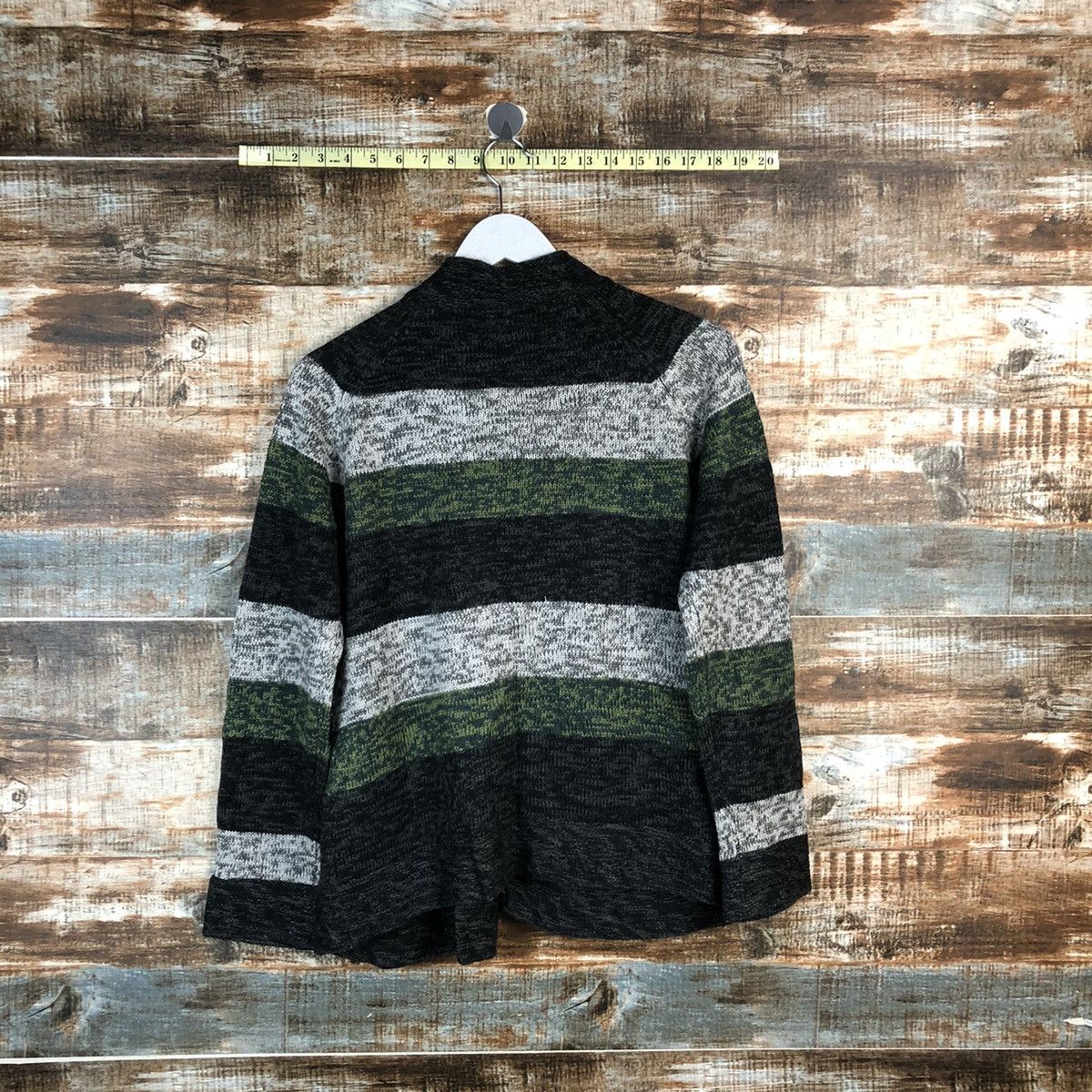 Japanese Brand Collection Ki Stripe Knitwear like coogi #A2308 Size US M / EU 48-50 / 2 - 12 Thumbnail