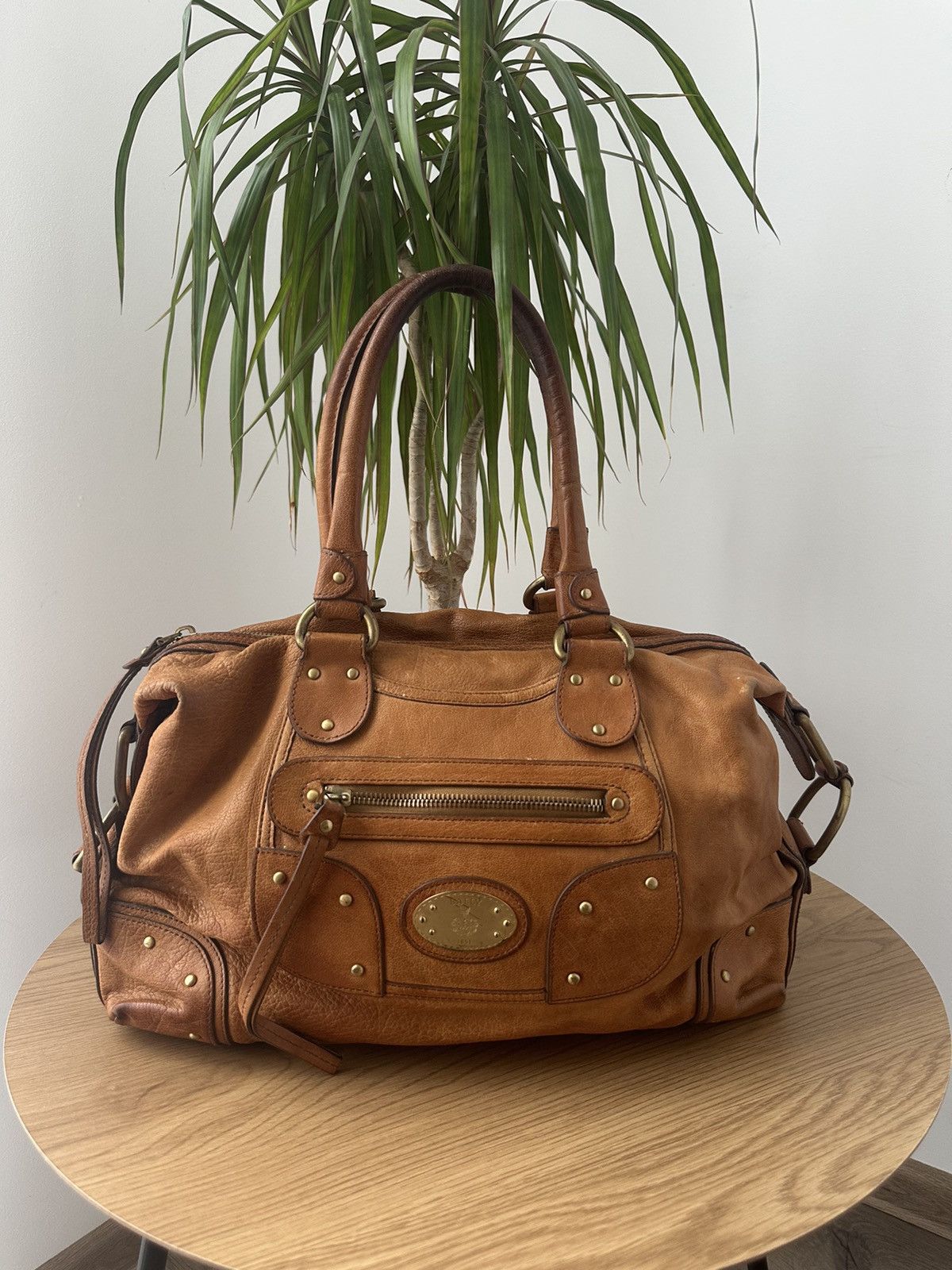 Bally Vintage Leather Bally Brown Shoulders Faded Bag Size ONE SIZE - 3 Thumbnail