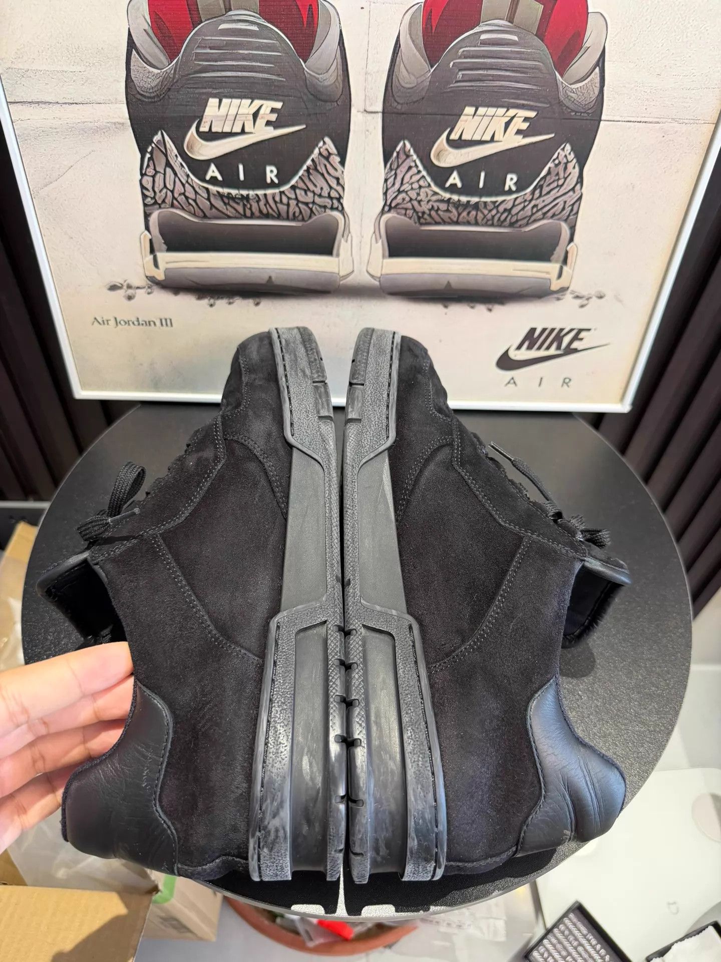 Louis Vuitton LV Trainer Black UK8 (42) 1A5YSD Size US 9 / EU 42 - 5 Thumbnail