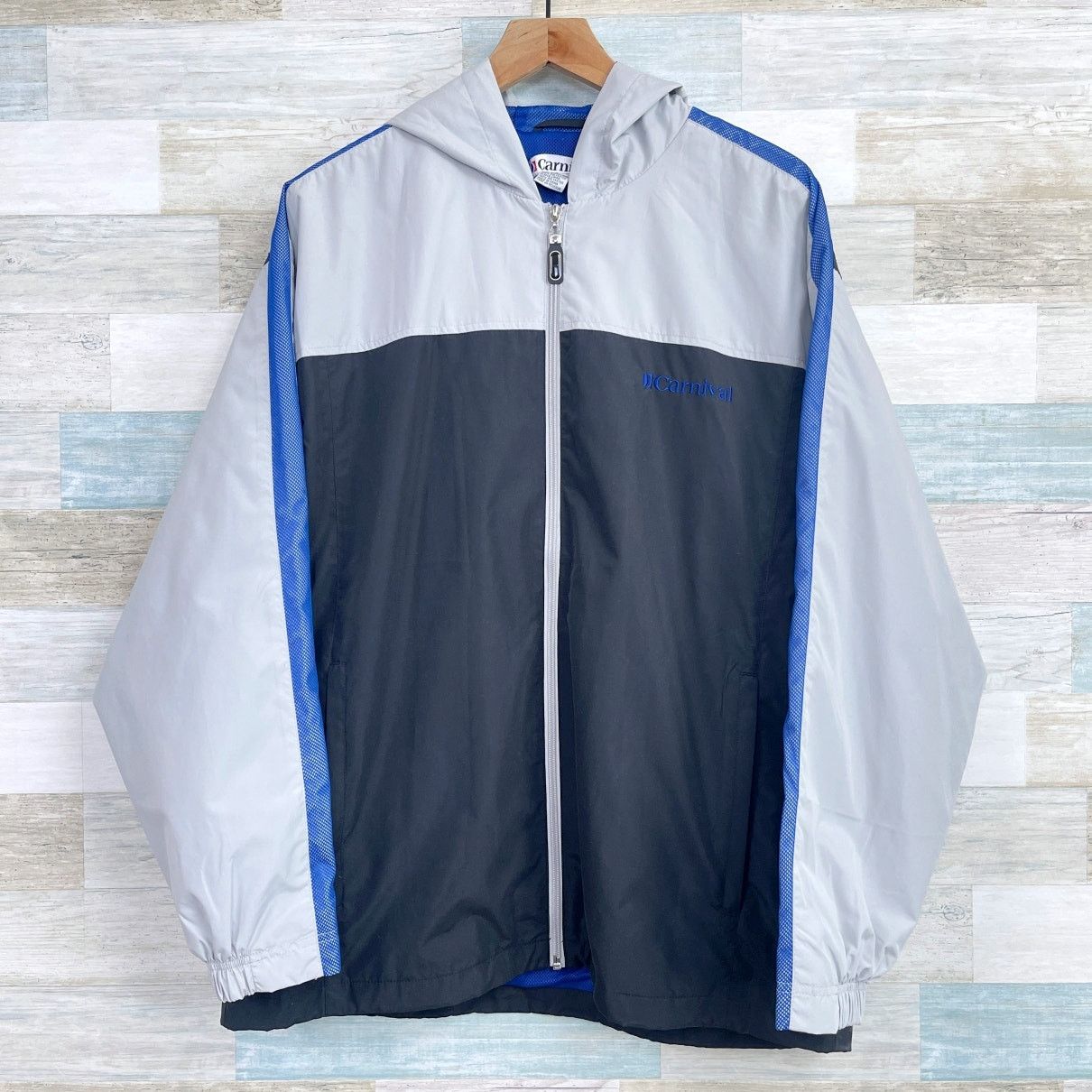 Other Carnival Cruise Line Hooded Zip Rain Jacket Black Mens L Size US L / EU 52-54 / 3 - 1 Thumbnail