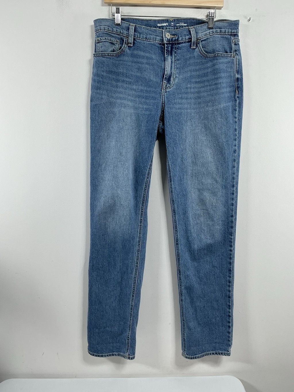 Old Navy Womans Old Navy Boyfriend Blue Jeans Size 10 Long Straight Size 32" / US 10 / IT 46 - 1 Thumbnail