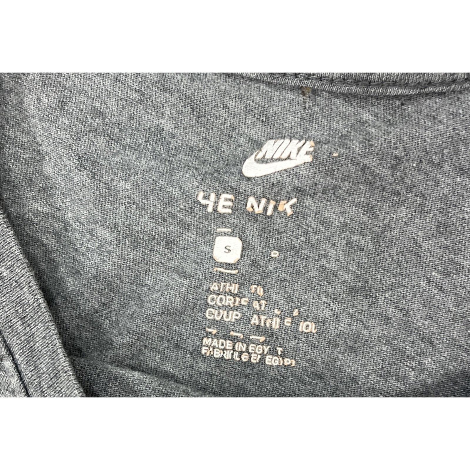 Nike Vtg Nike Gray Scribble Swoosh logo t-shirt - SIZE S Size US S / EU 44-46 / 1 - 3 Thumbnail