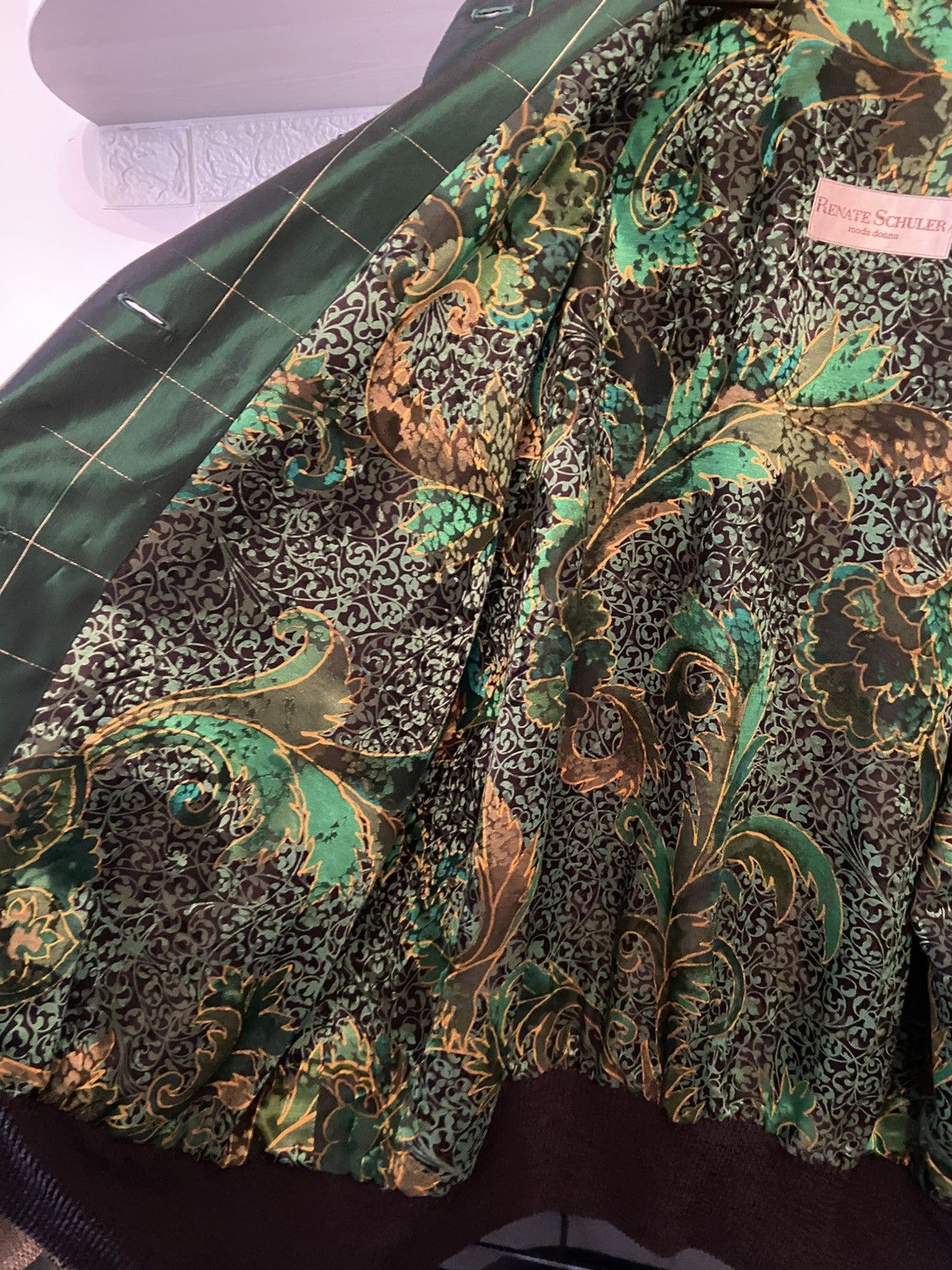 Other Vintage Renate Schuler 100% Silk Embroidered Bomber Jacket Size ONE SIZE - 11 Thumbnail