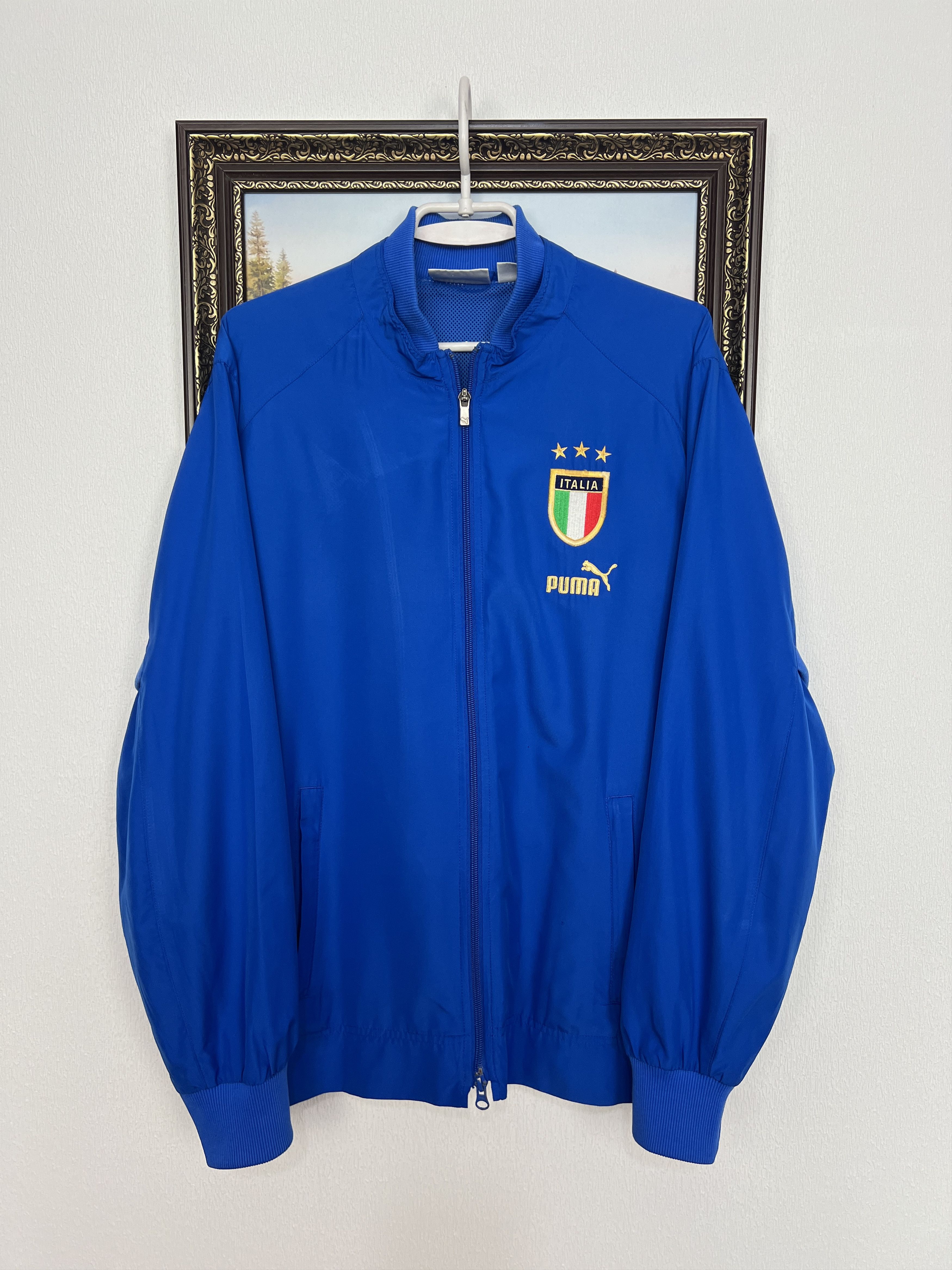 Puma Vintage Puma Italy Football Jacket Soccer Track Top National Size US M / EU 48-50 / 2 - 1 Thumbnail