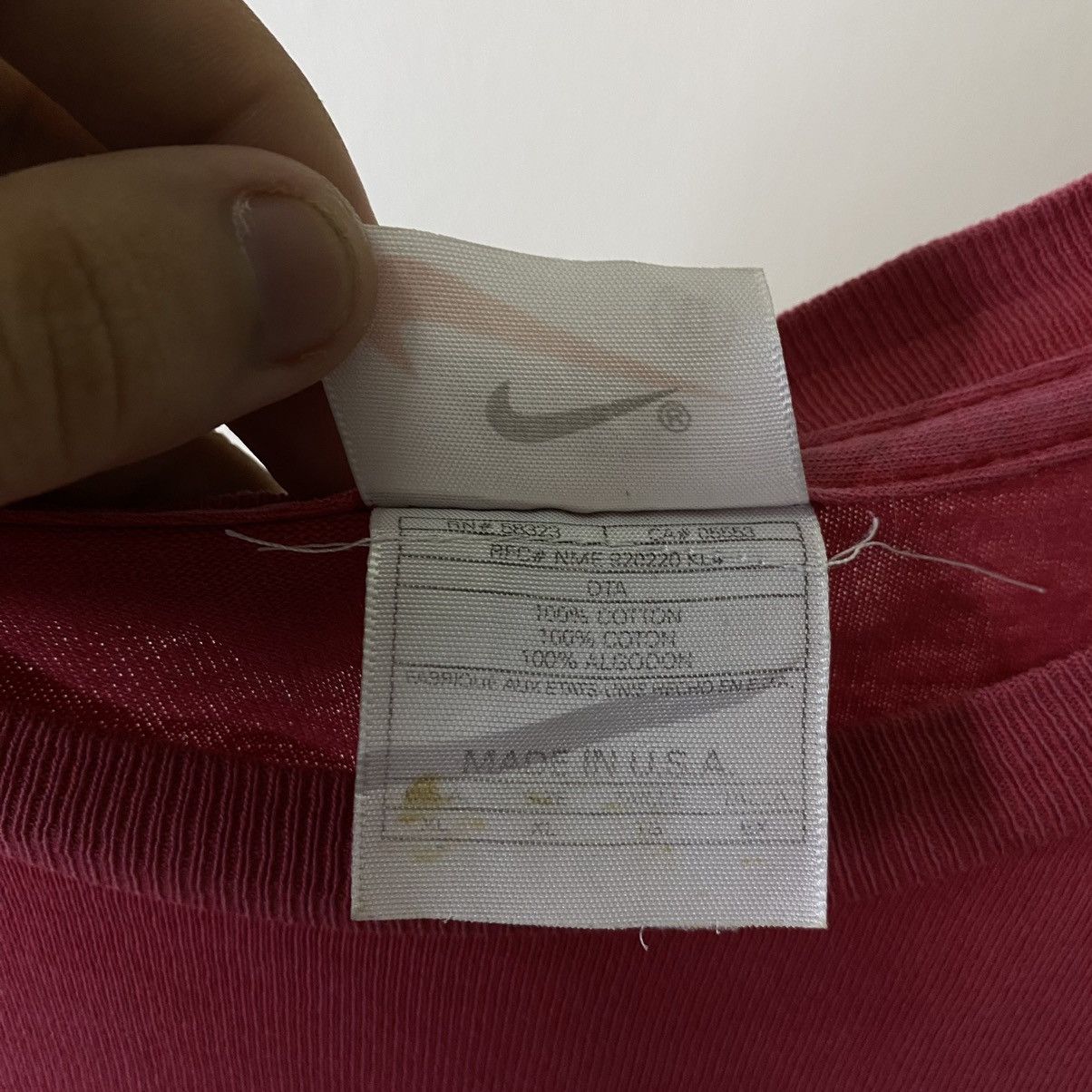 Nike Vintage 1990s Nike USA Flag Faded Tee Size US M / EU 48-50 / 2 - 4 Thumbnail