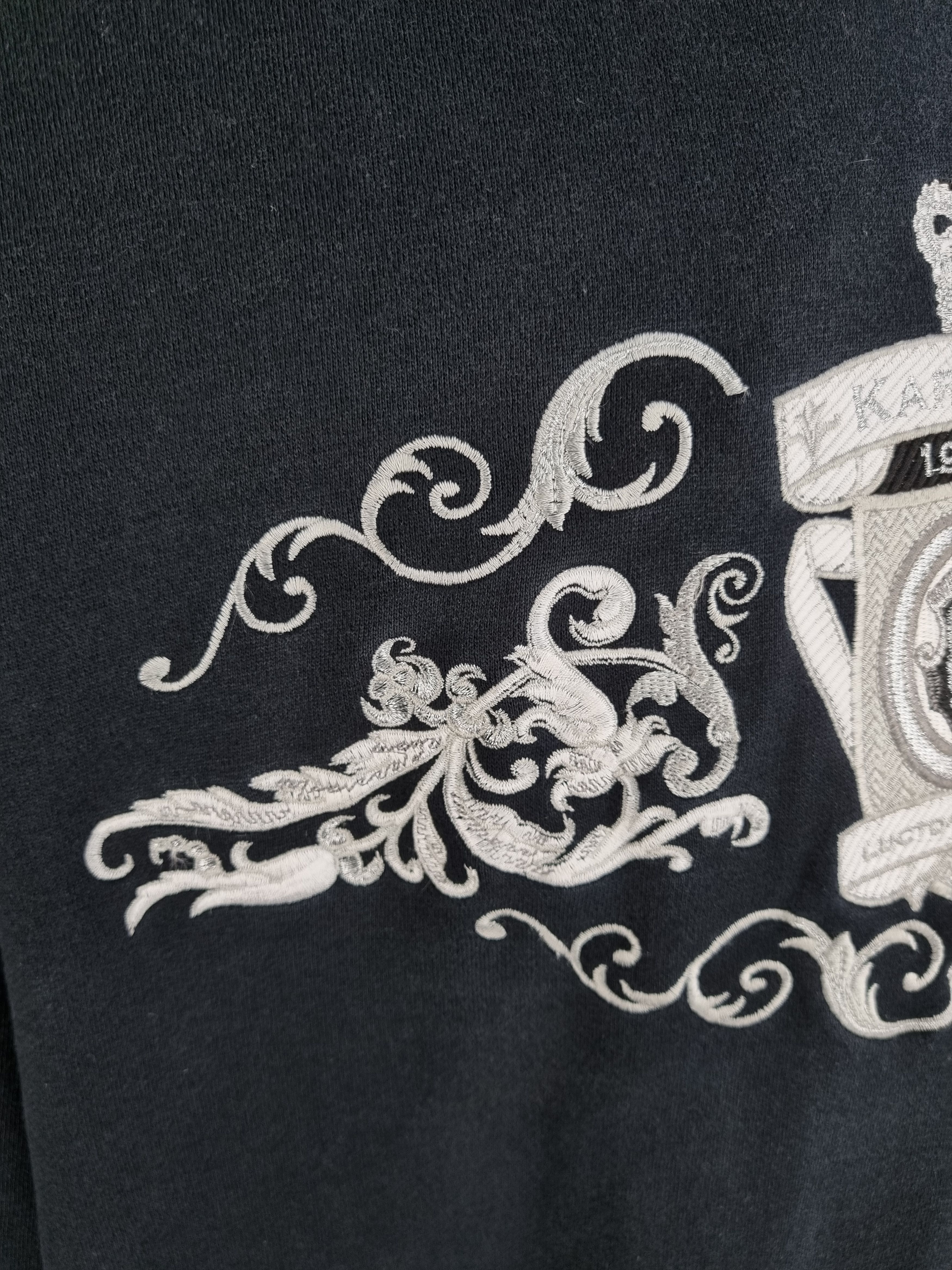 Karl Kani Karl Kani Embroidered Logo Faded Heavy Hoodie Size US XXL / EU 58 / 5 - 8 Thumbnail