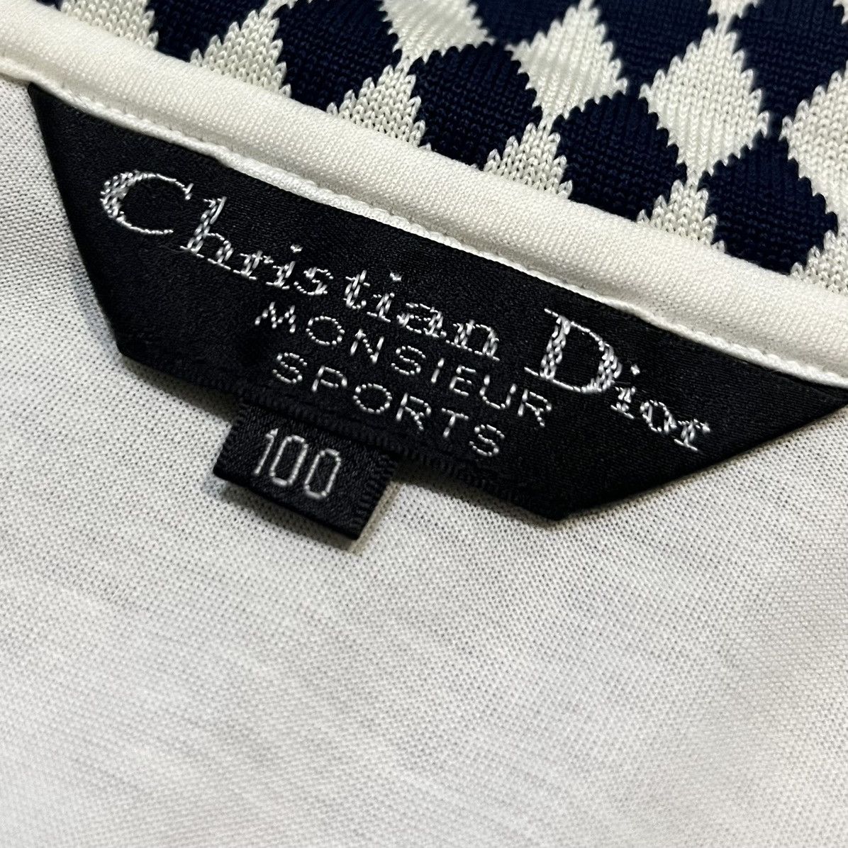 Dior Dior Christian dior Polo Longsleeved Checkerd Collar Size US L / EU 52-54 / 3 - 3 Thumbnail