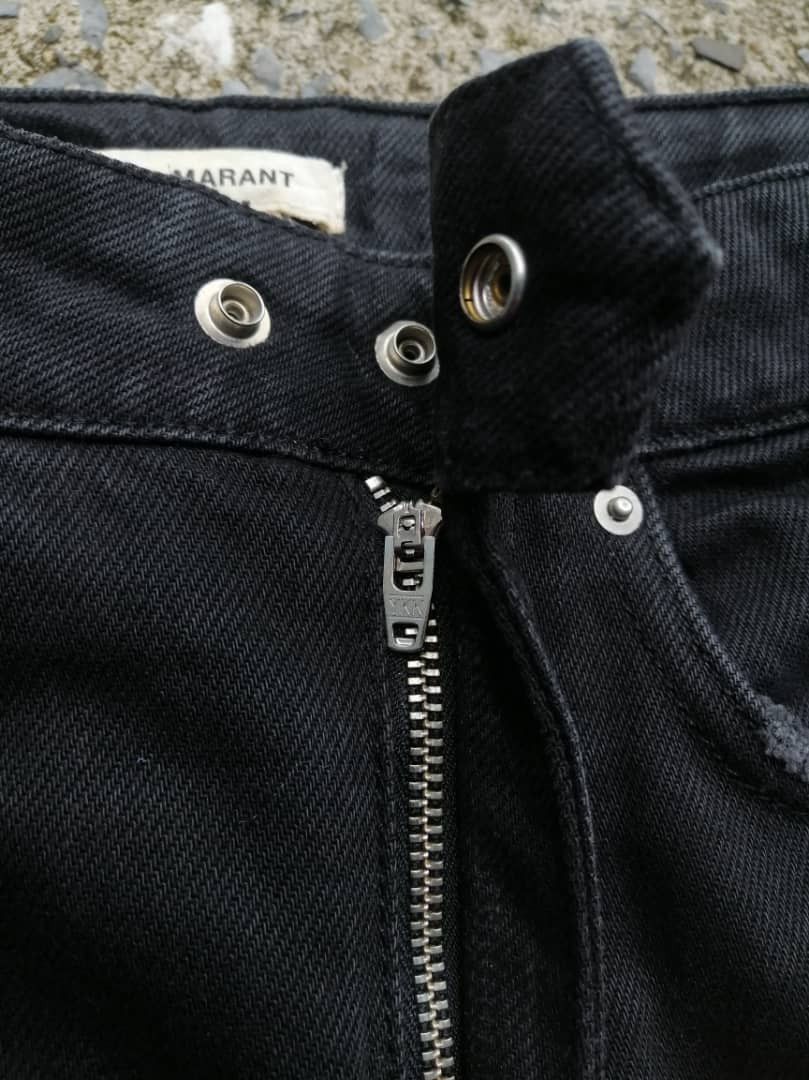 H&M × Isabel Marant Isabel Marant H&M Riders Black Jeans Size US 27 - 4 Thumbnail