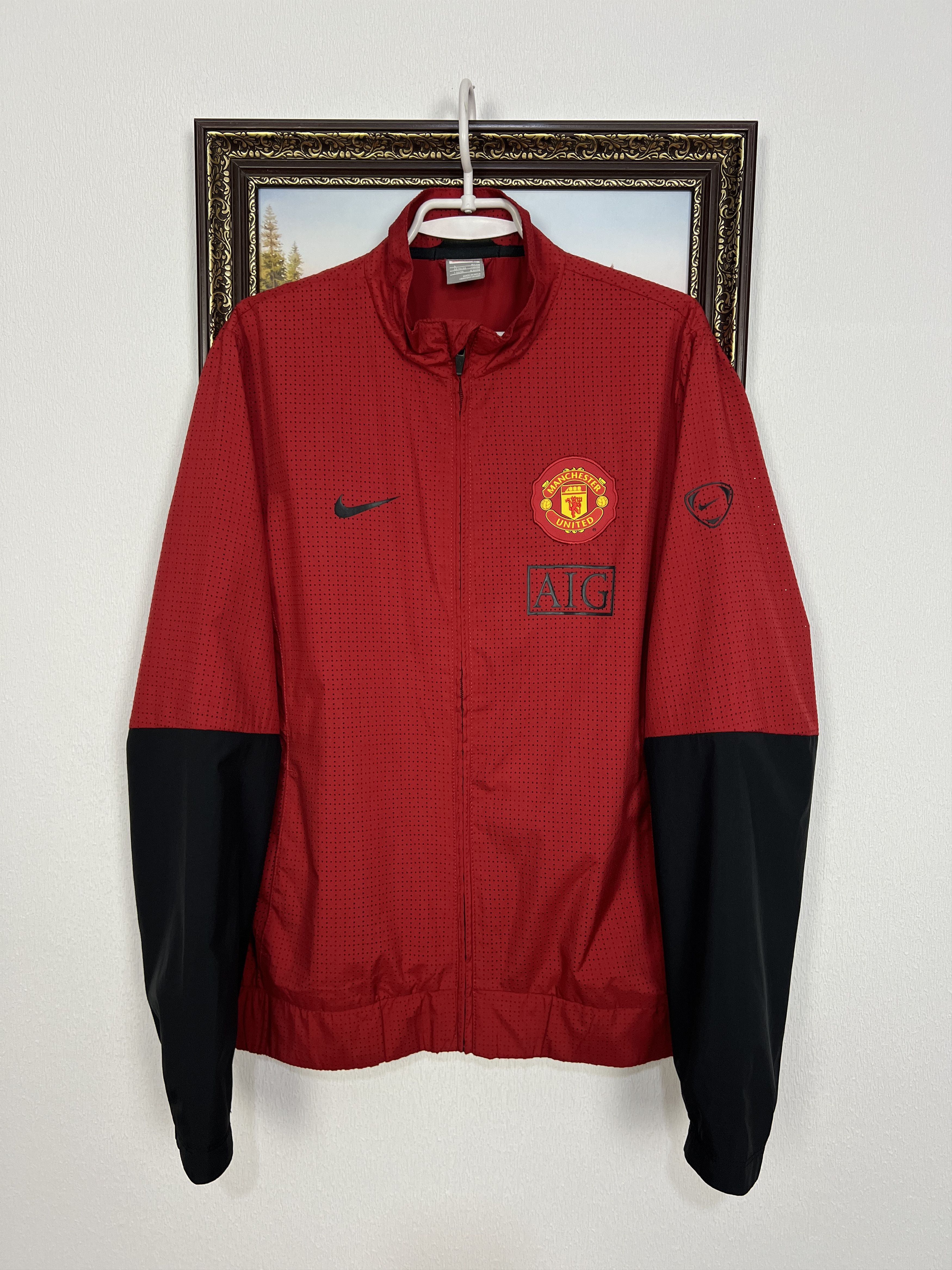 Nike Vintage Manchester United Football Jacket Soccer Track Top Size US L / EU 52-54 / 3 - 1 Thumbnail