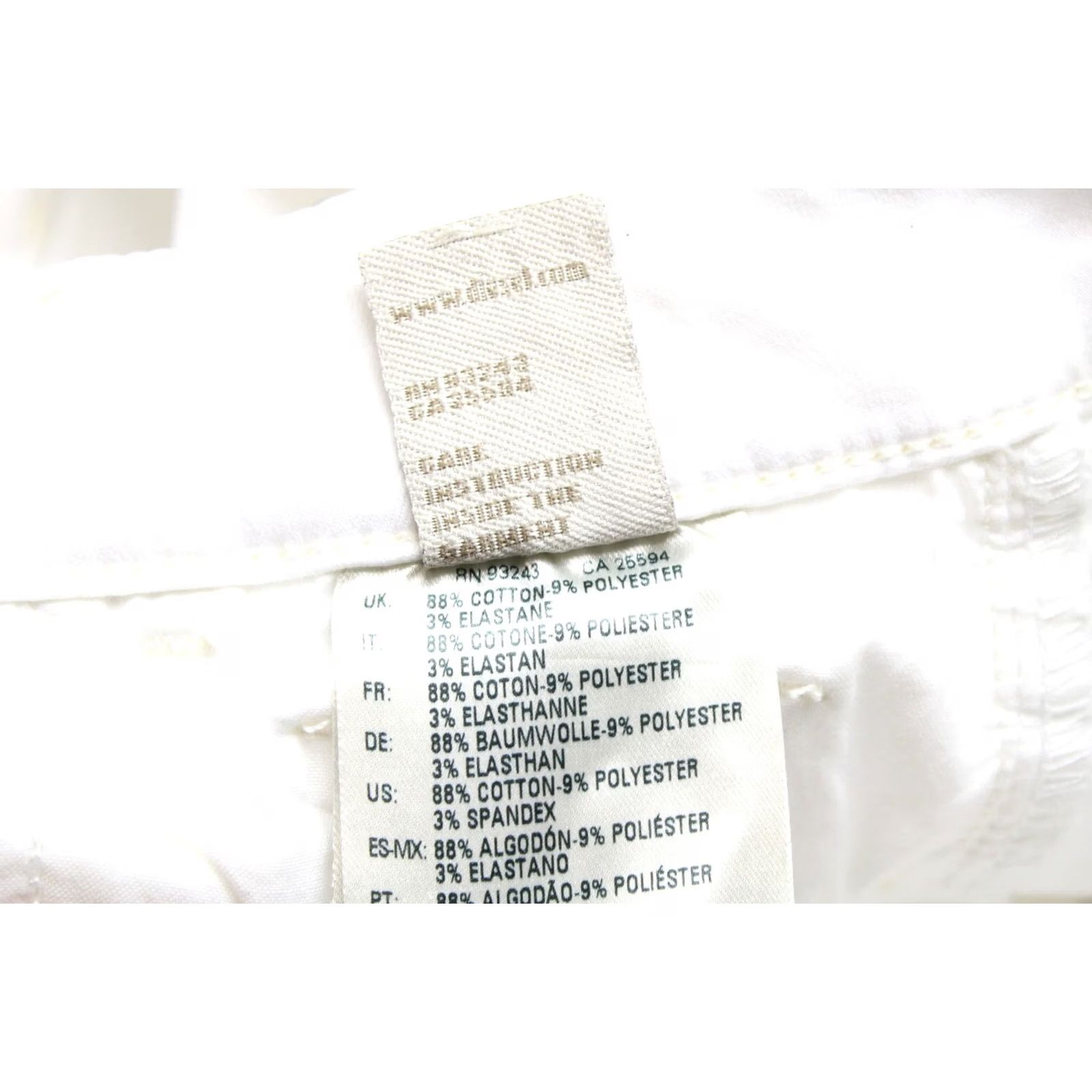 Diesel DIESEL Slandy 0682J Jeans Women's W26/L30 Skinny Fit Stretch Painted Darn Effect White 0682J Jeans Women Skinny Fit Stretch Painted Darn Effect Size 26" / US 2 / IT 38 - 7 Thumbnail