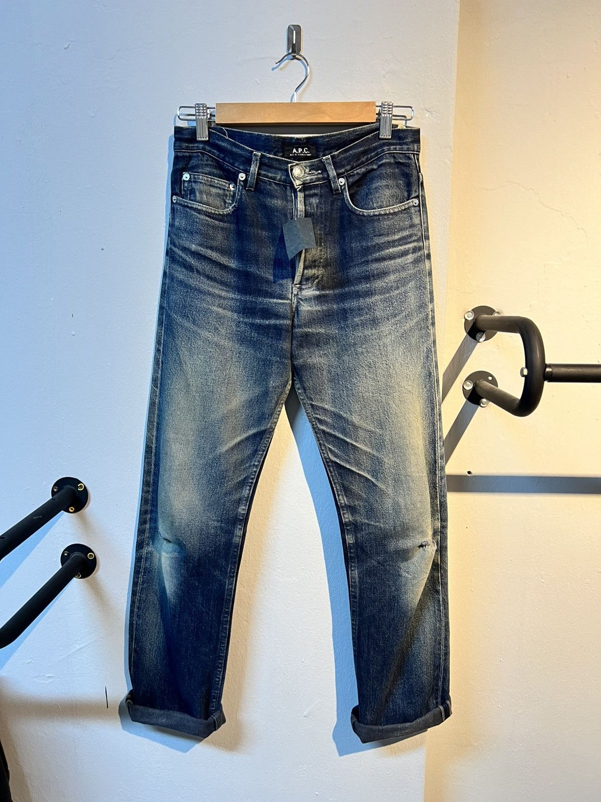 A.P.C. Distress Selvedge Denim