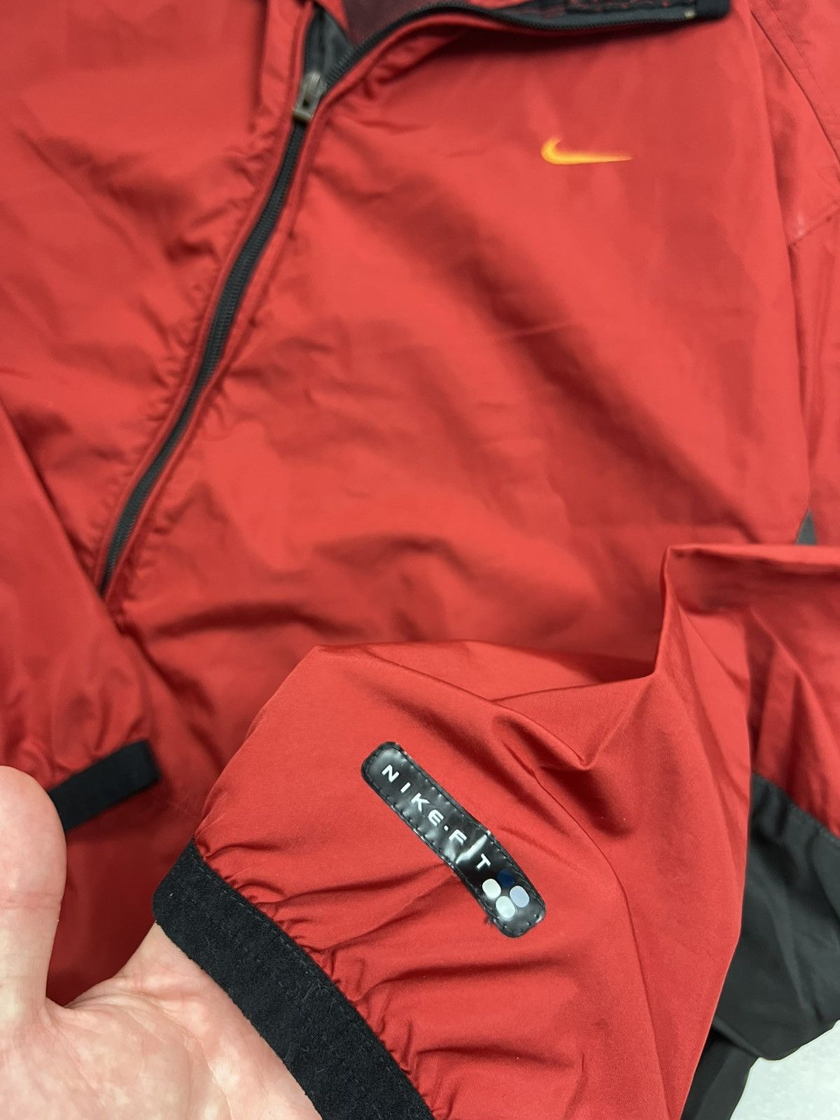 Nike 90s Nike Swoosh Vintage Y2K Oversized Nylon Retro Jacket Size US XL / EU 56 / 4 - 7 Thumbnail