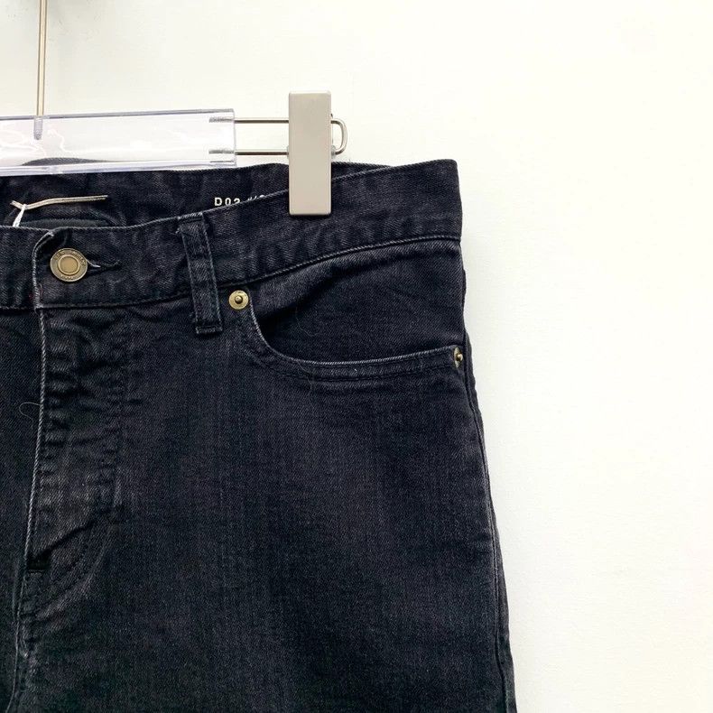 Saint Laurent Paris Saint Laurent Black ripped casual denim pants 2504-Nextarro Size US 32 / EU 48 - 3 Thumbnail