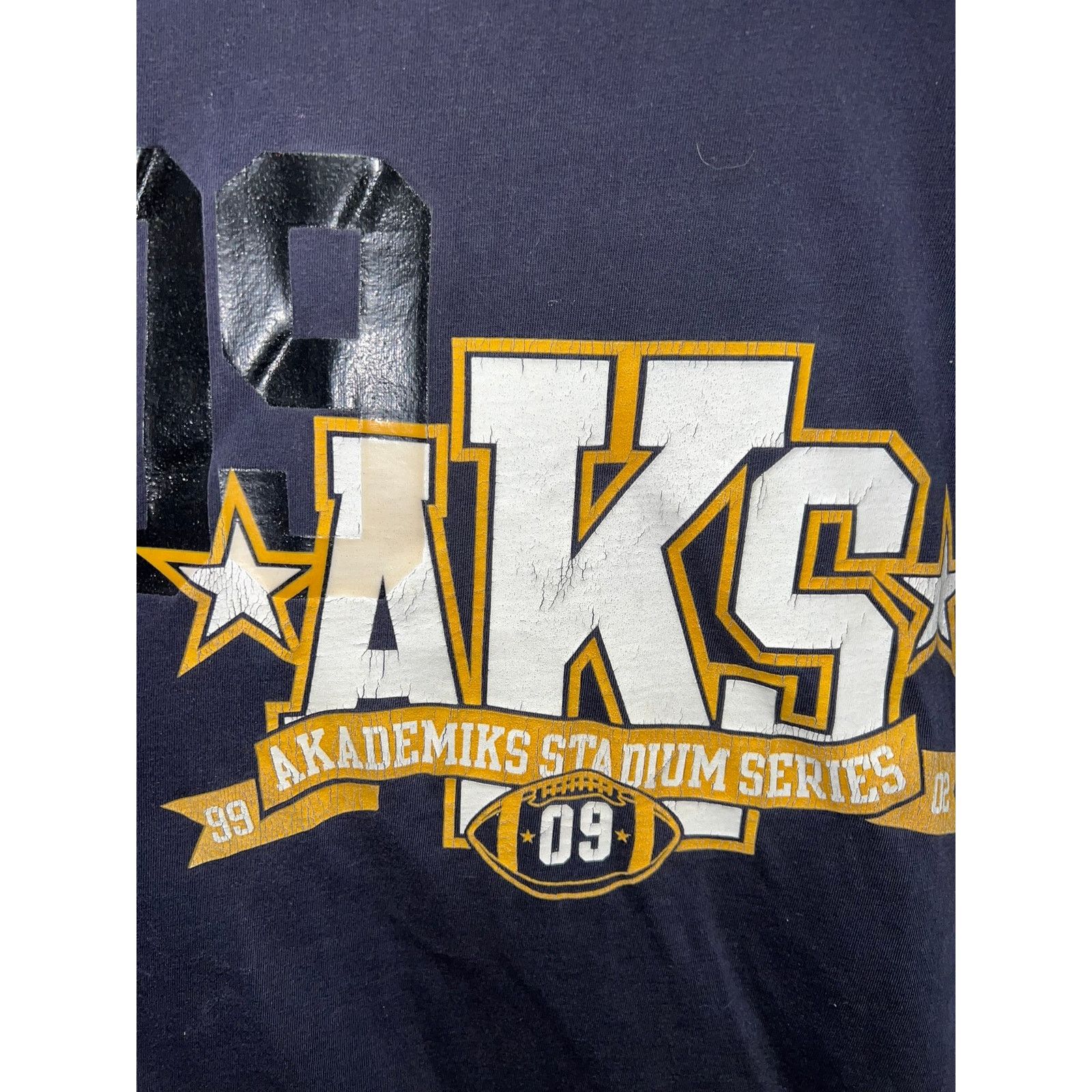 Akademiks Akademiks Stadium Series Shirt 09 AKS Black Tee Tee 2000s 2X Size US XXL / EU 58 / 5 - 3 Thumbnail