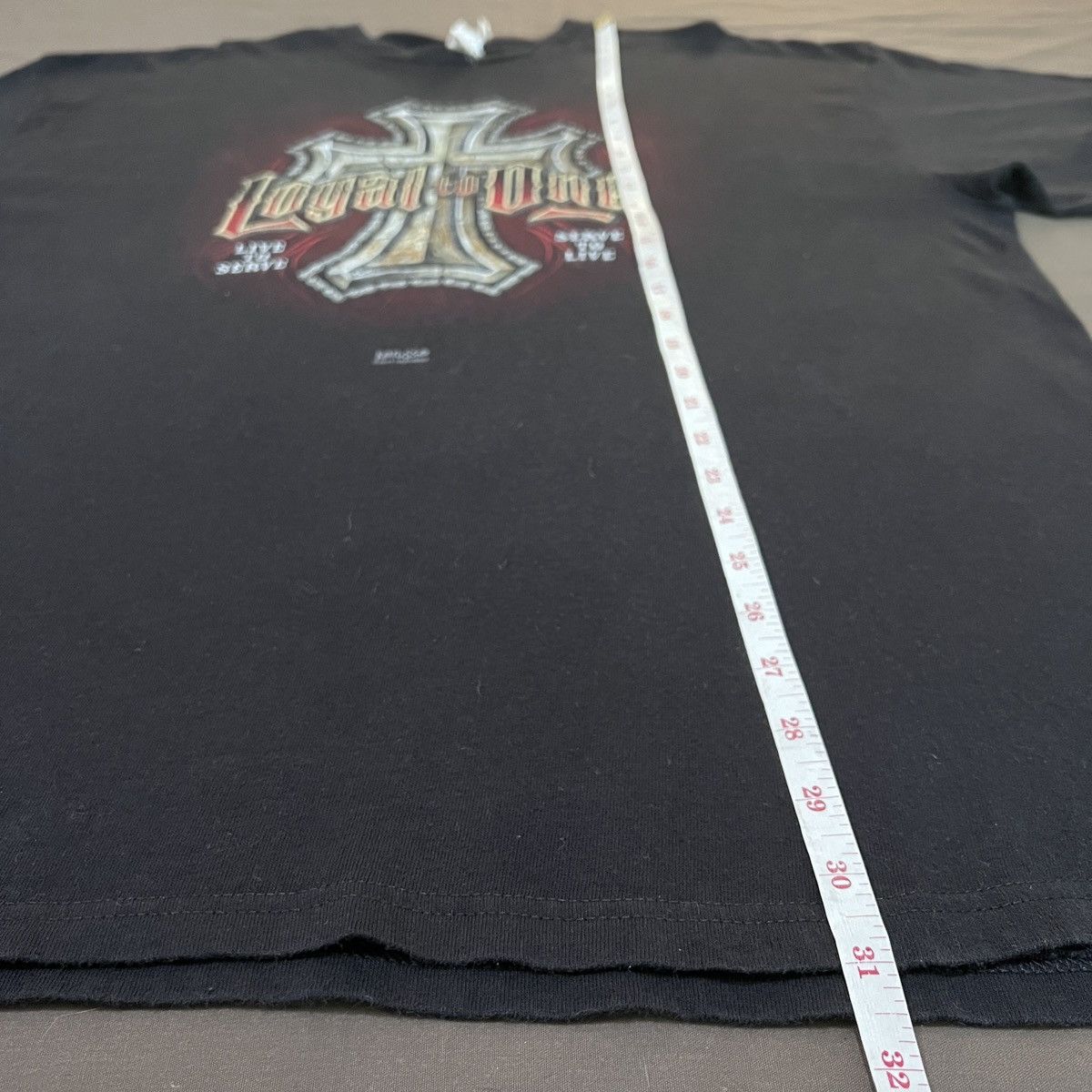 Vintage Vintage Y2K Loyal to one Jesus God Bible Holy Tee 2XL Size US XXL / EU 58 / 5 - 8 Thumbnail