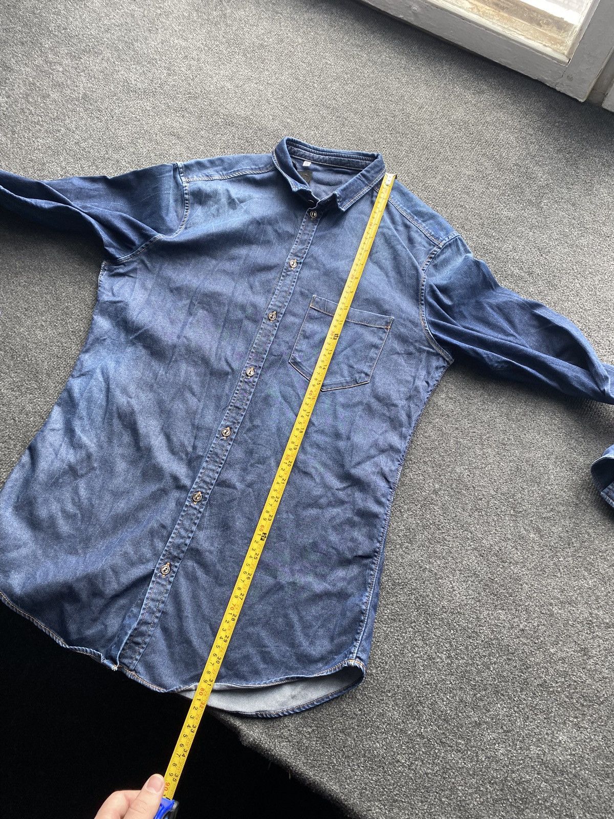 Dolce & Gabbana 🔥Dolce Gabbana brad 16 1/2 42 m size denim button up shirt Size US M / EU 48-50 / 2 - 7 Thumbnail